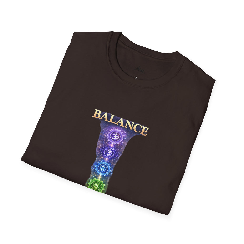 Chakra Balance T-Shirt — 'Balance Within' Spiritual Yoga Tee (Your Only Limit)