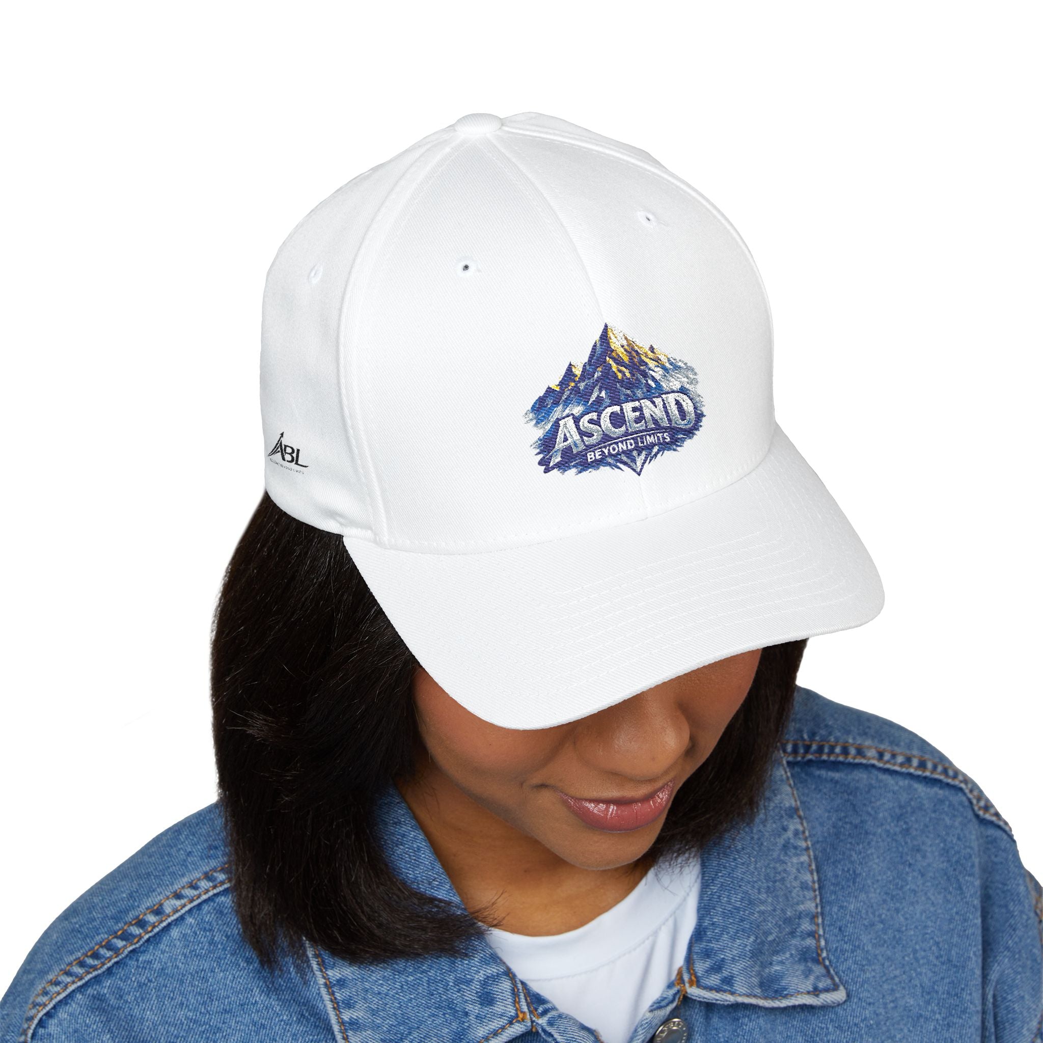Ascend Mountain Embroidered Hat — 'Together We Rise' Closed-Back Cap
