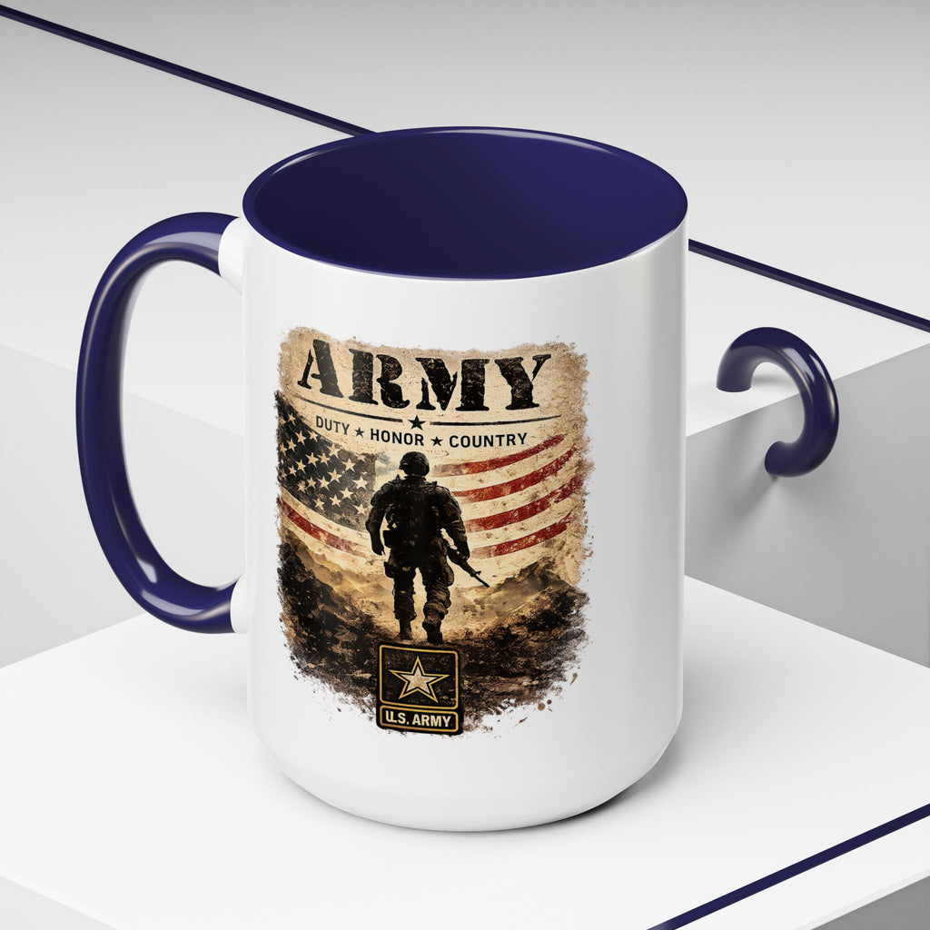 Army Military Tribute Accent Mug (11/15oz)