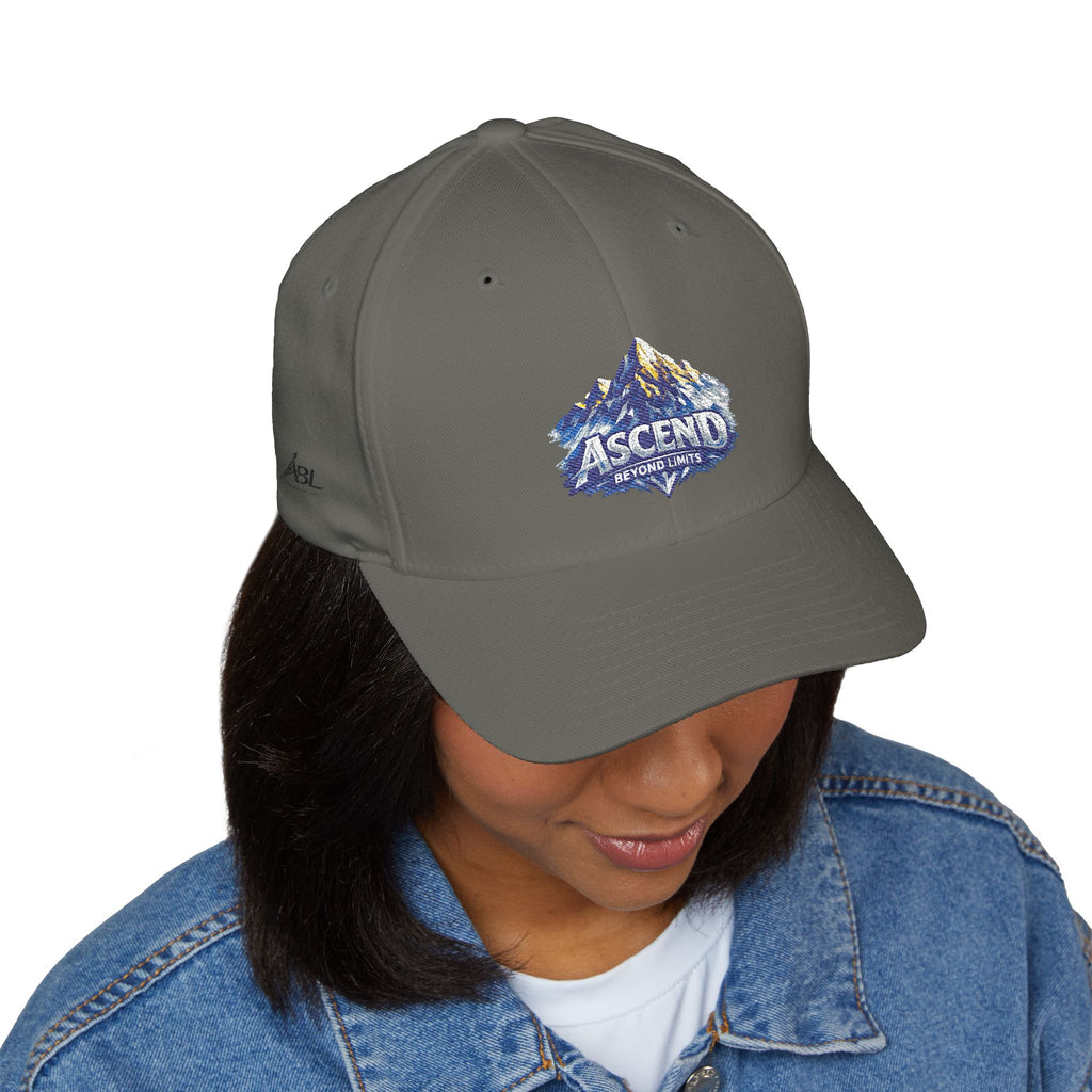 Ascend Mountain Embroidered Hat — 'Together We Rise' Closed-Back Cap