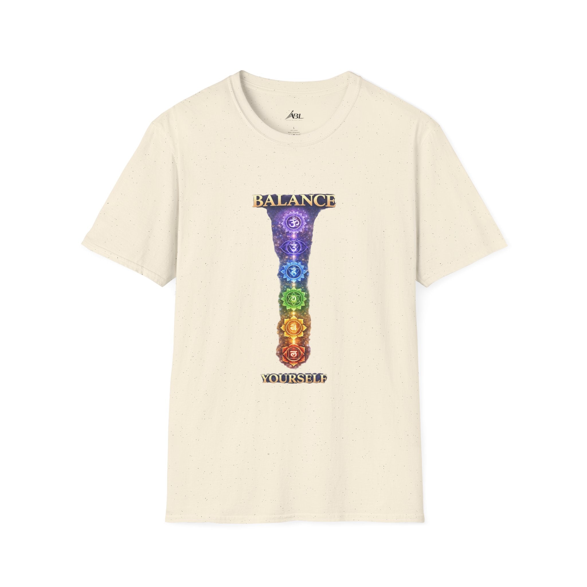 Chakra Balance T-Shirt — 'Balance Within' Spiritual Yoga Tee (Your Only Limit)