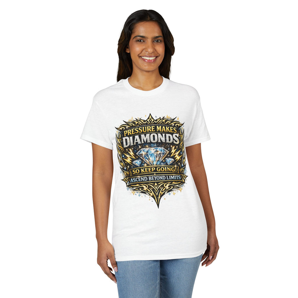 Pressure Makes Diamonds T-Shirt — Motivational Inspirational Graphic Tee