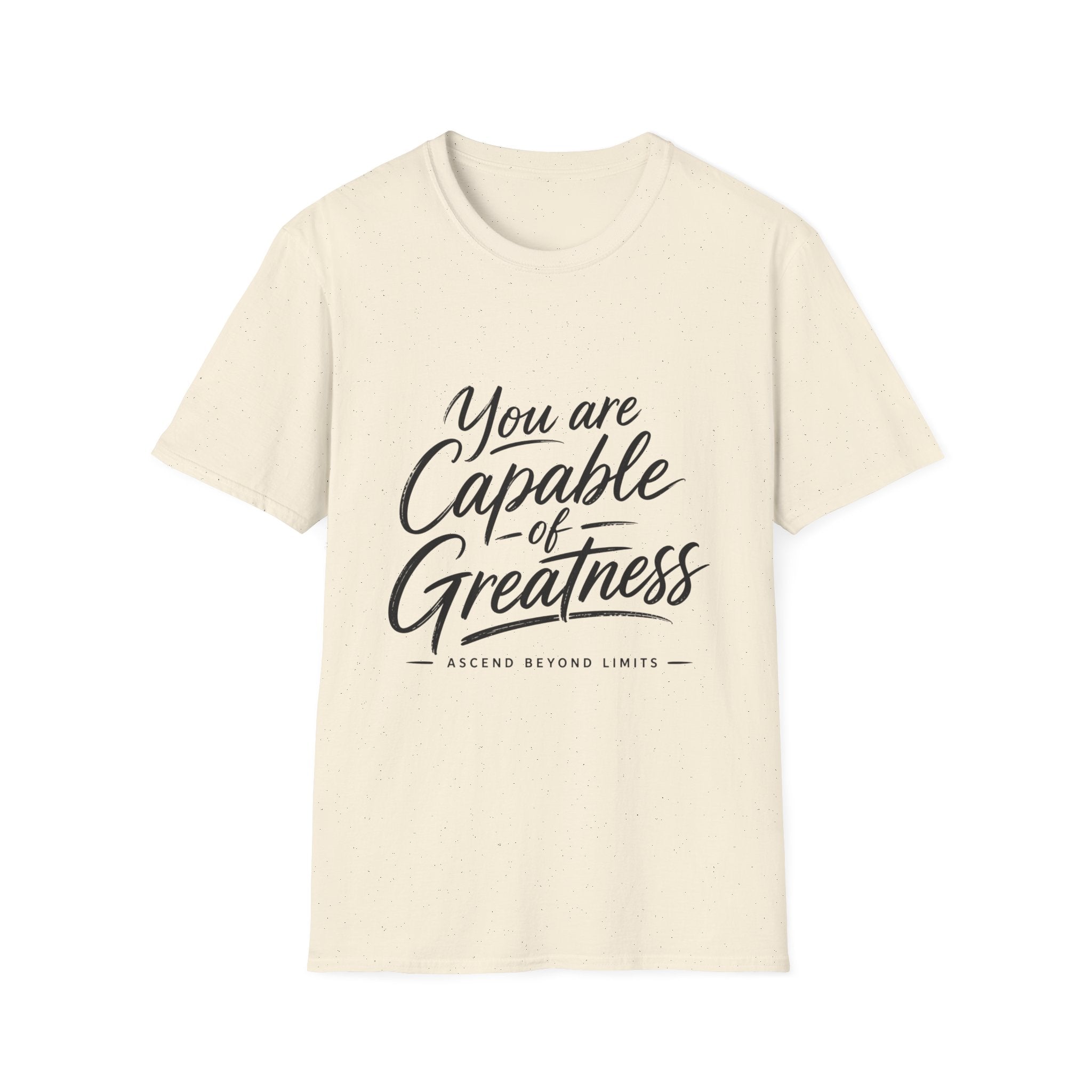 "You Are Capable of Greatness" – Inspirational Graphic Tee