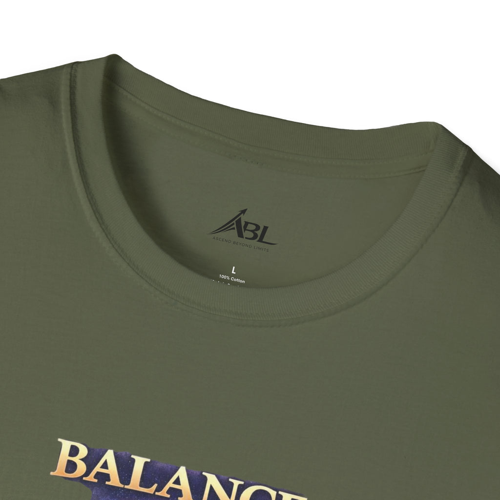 Chakra Balance T-Shirt — 'Balance Within' Spiritual Yoga Tee (Your Only Limit)