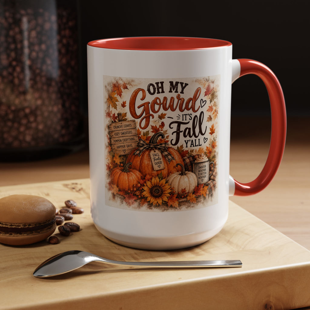 Oh My Gourd, It's Fall Y'all — Autumn Accent Mug