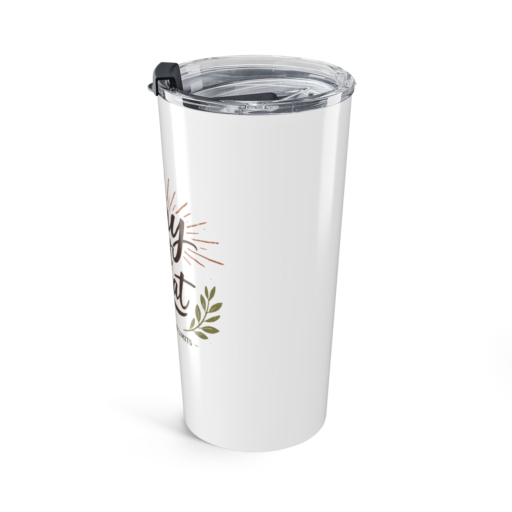 Pray Trust Repeat 20oz Tumbler — Inspirational Faith Stainless Travel Cup