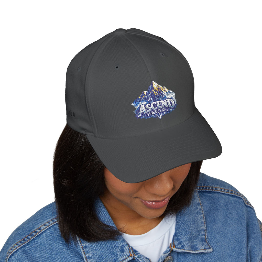 Ascend Mountain Embroidered Hat — 'Together We Rise' Closed-Back Cap