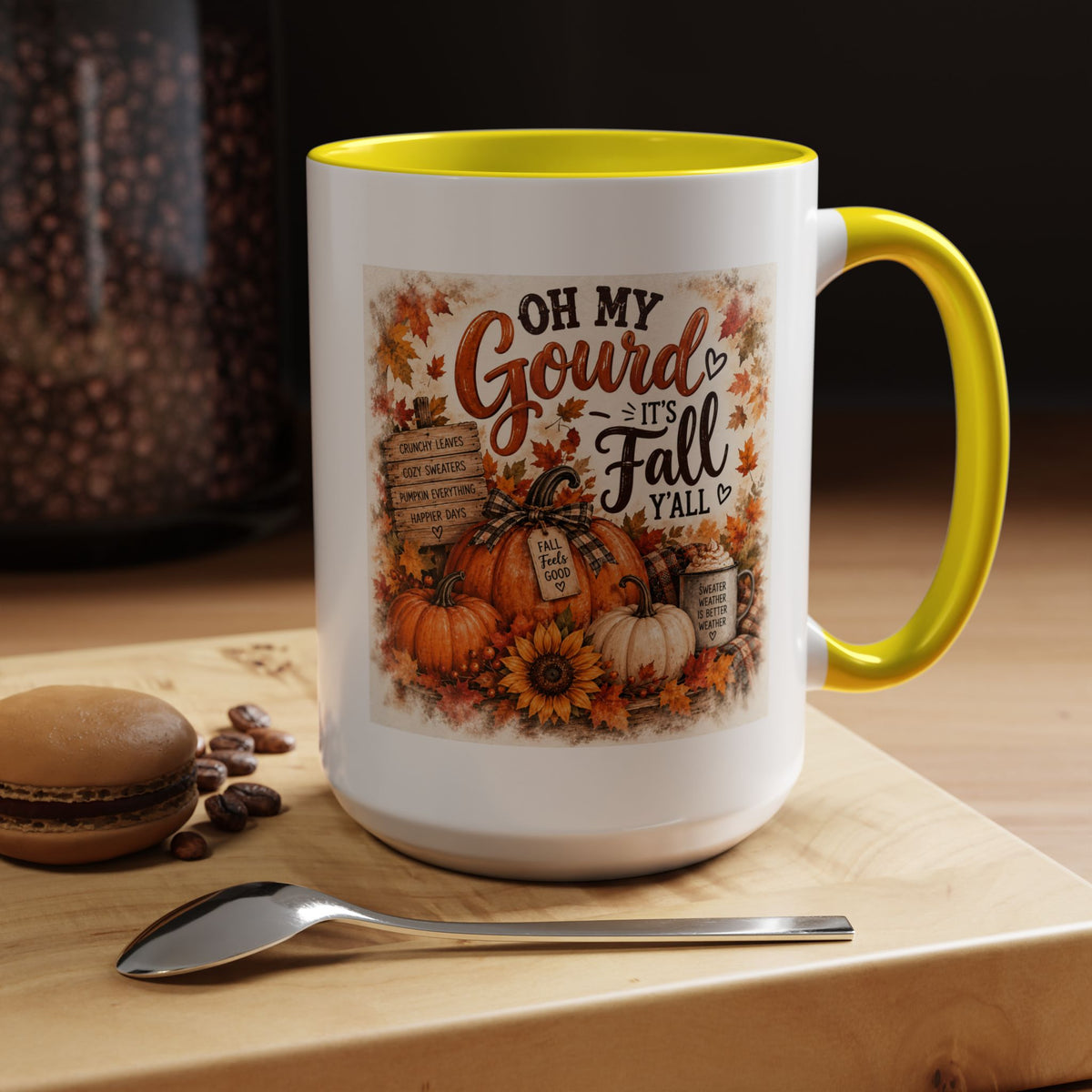 Oh My Gourd, It's Fall Y'all — Autumn Accent Mug
