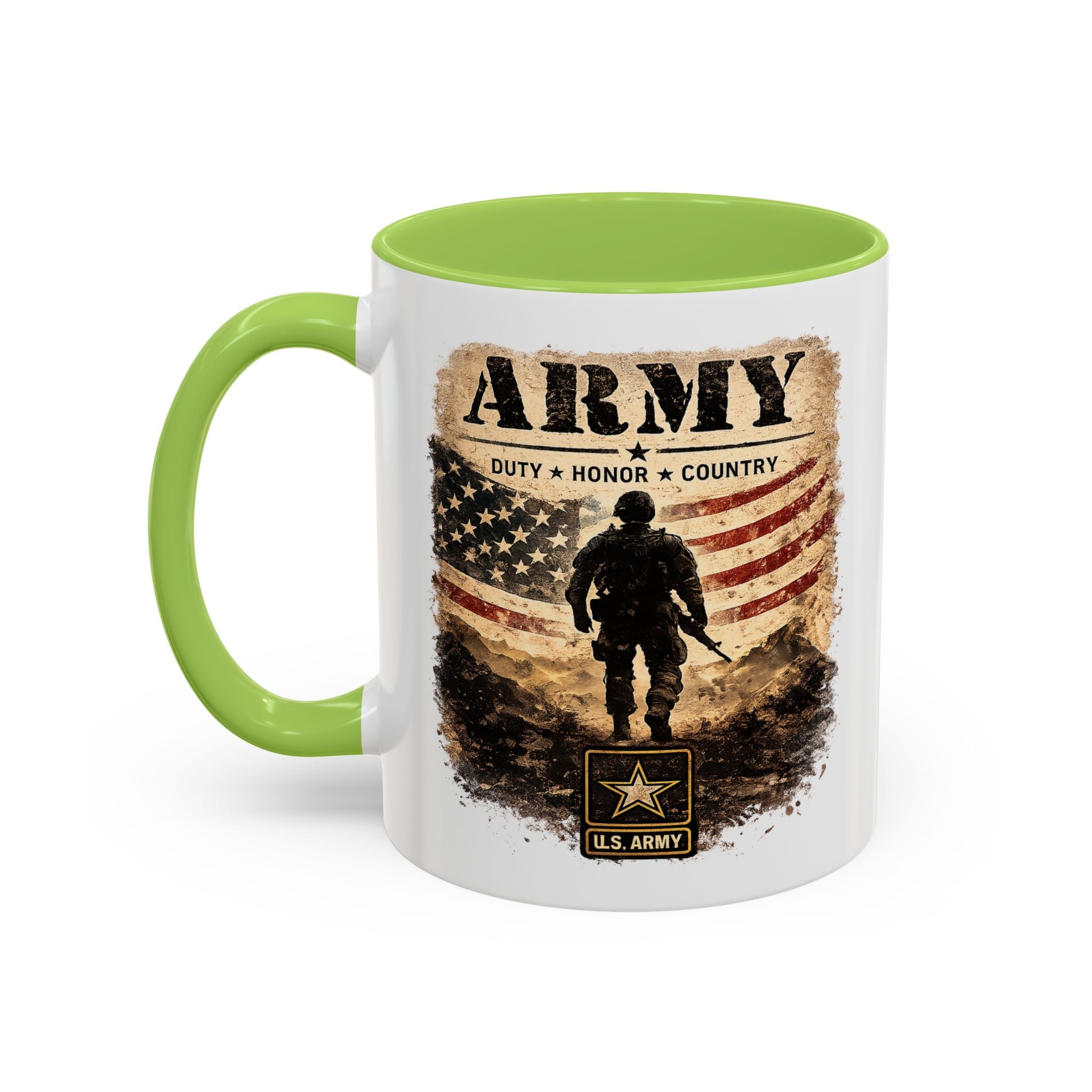 Army Military Tribute Accent Mug (11/15oz)