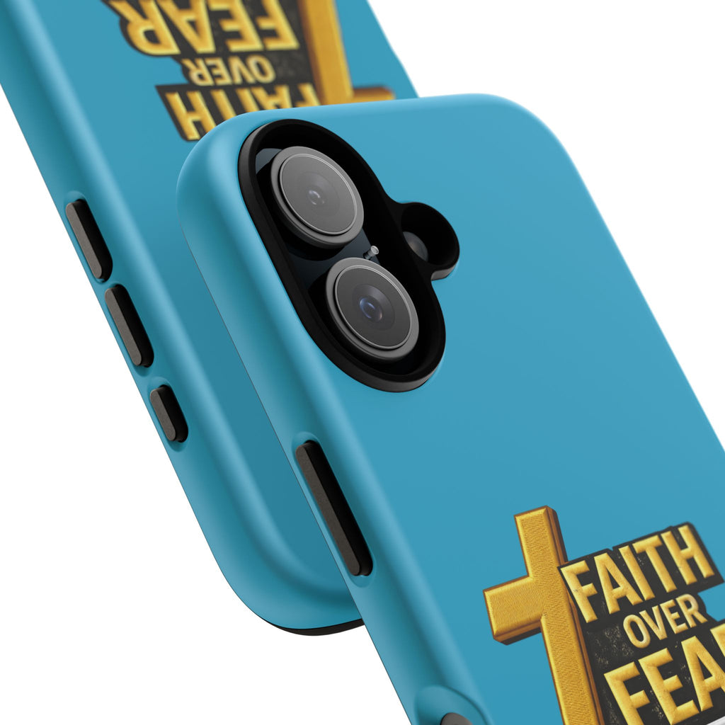 Faith Over Fear Tough Phone Case — "Ascend Beyond Limits" Inspirational Christian Protection