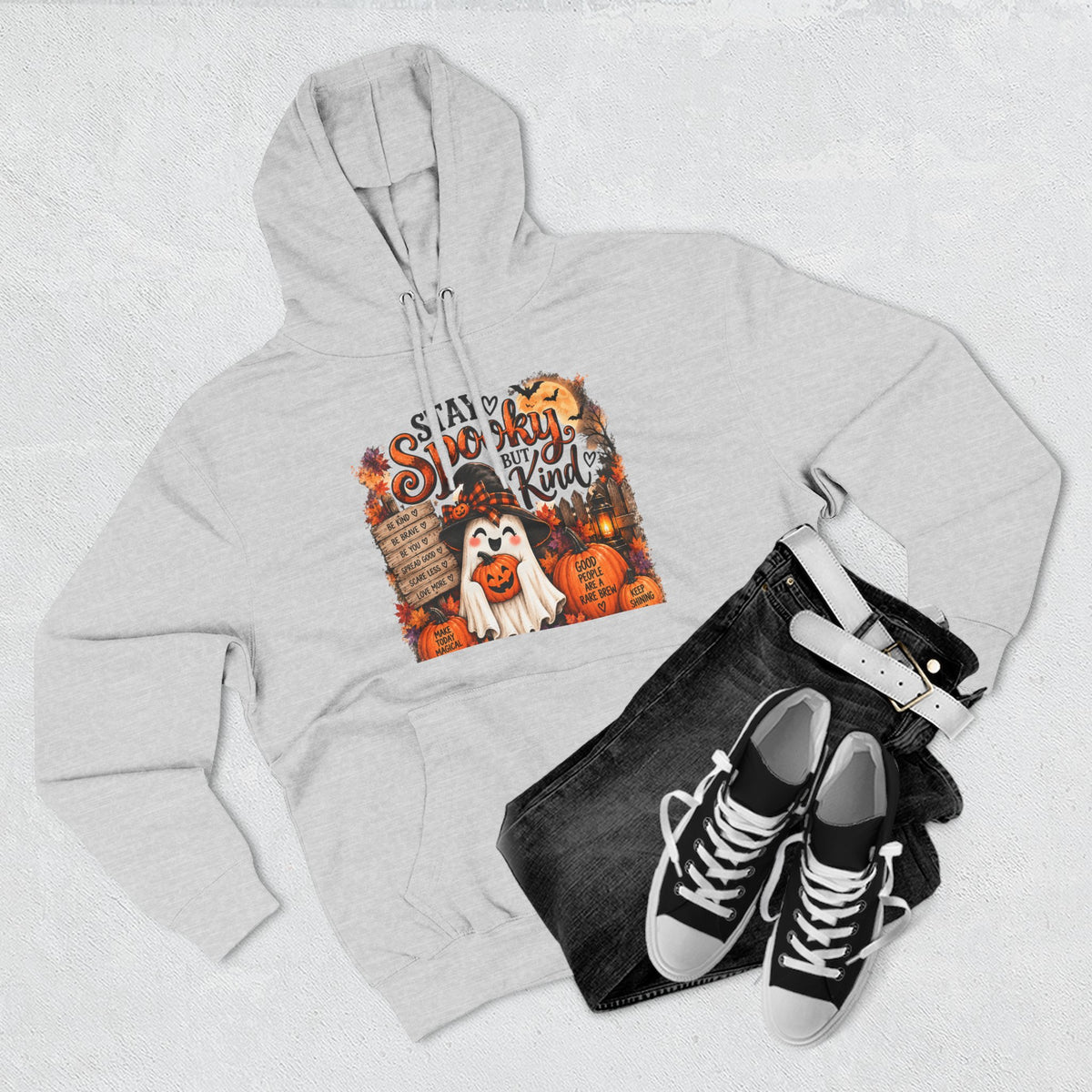 Halloween Stay Spooky But Be Kind Hoodie