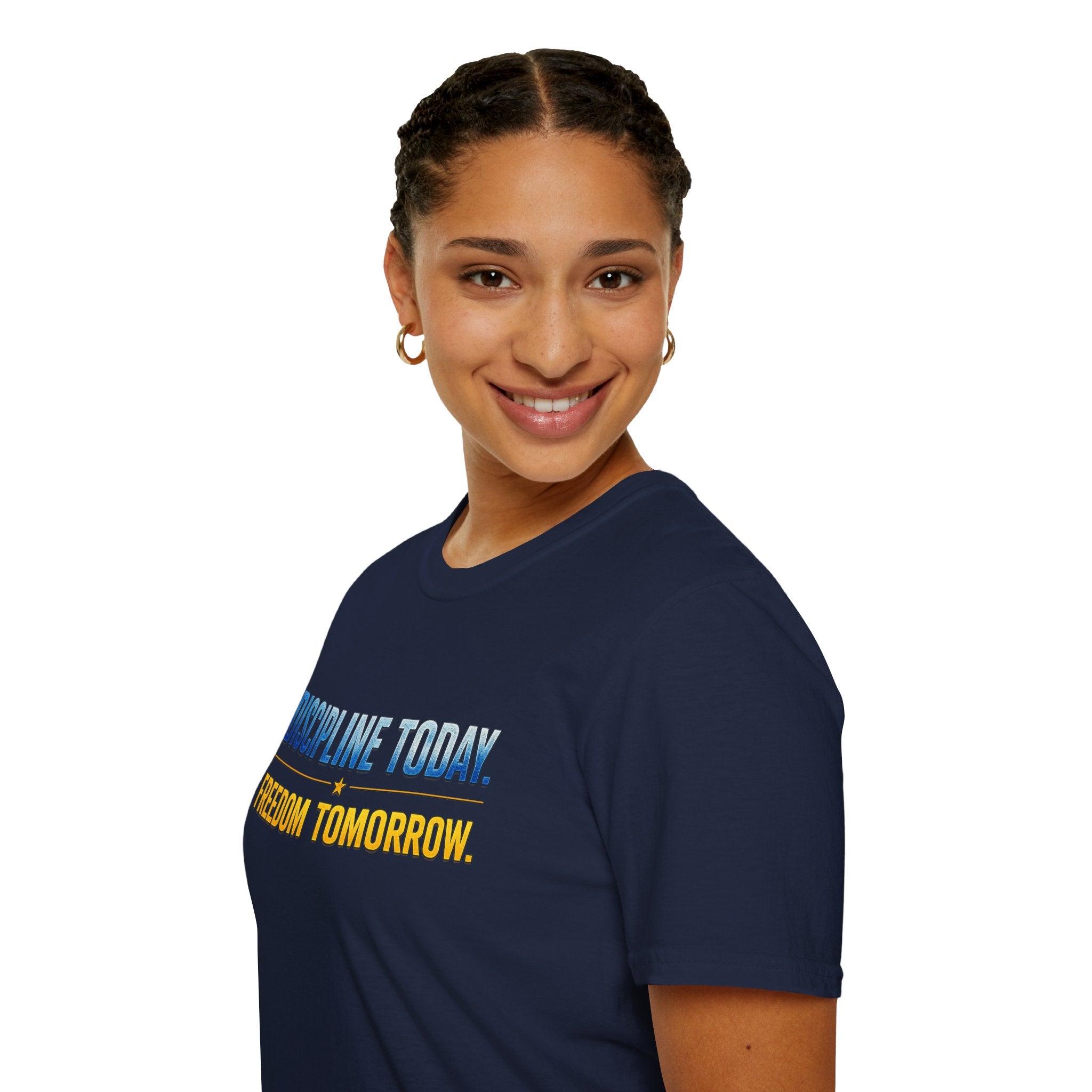 Discipline Today, Freedom Tomorrow T-Shirt — Legacy Mindset Lion Graphic