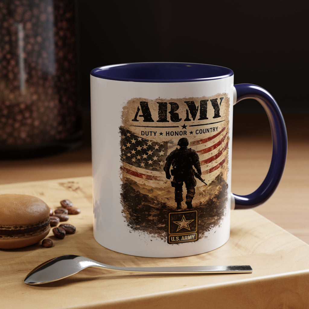 Army Military Tribute Accent Mug (11/15oz)