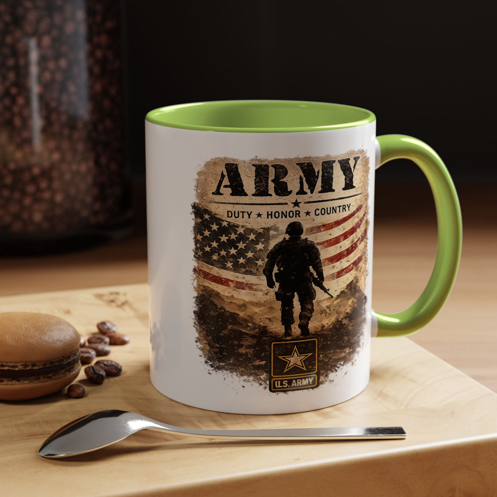 Army Military Tribute Accent Mug (11/15oz)