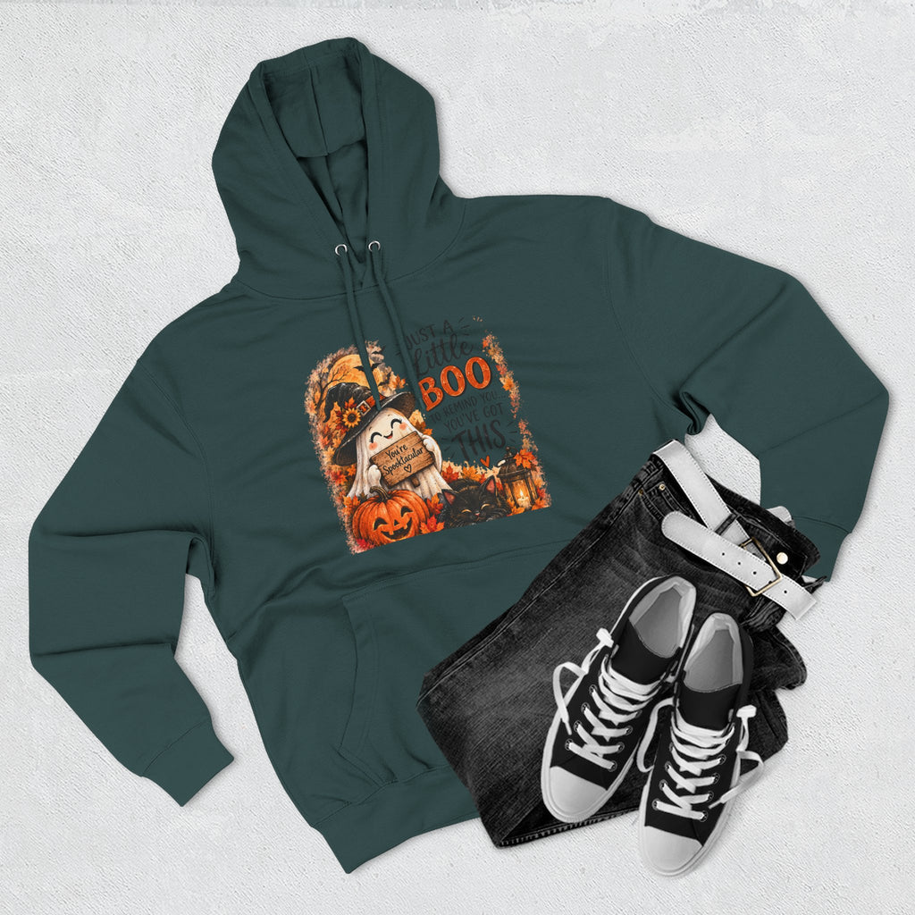 Just a Little Boo — Encouraging Halloween Hoodie