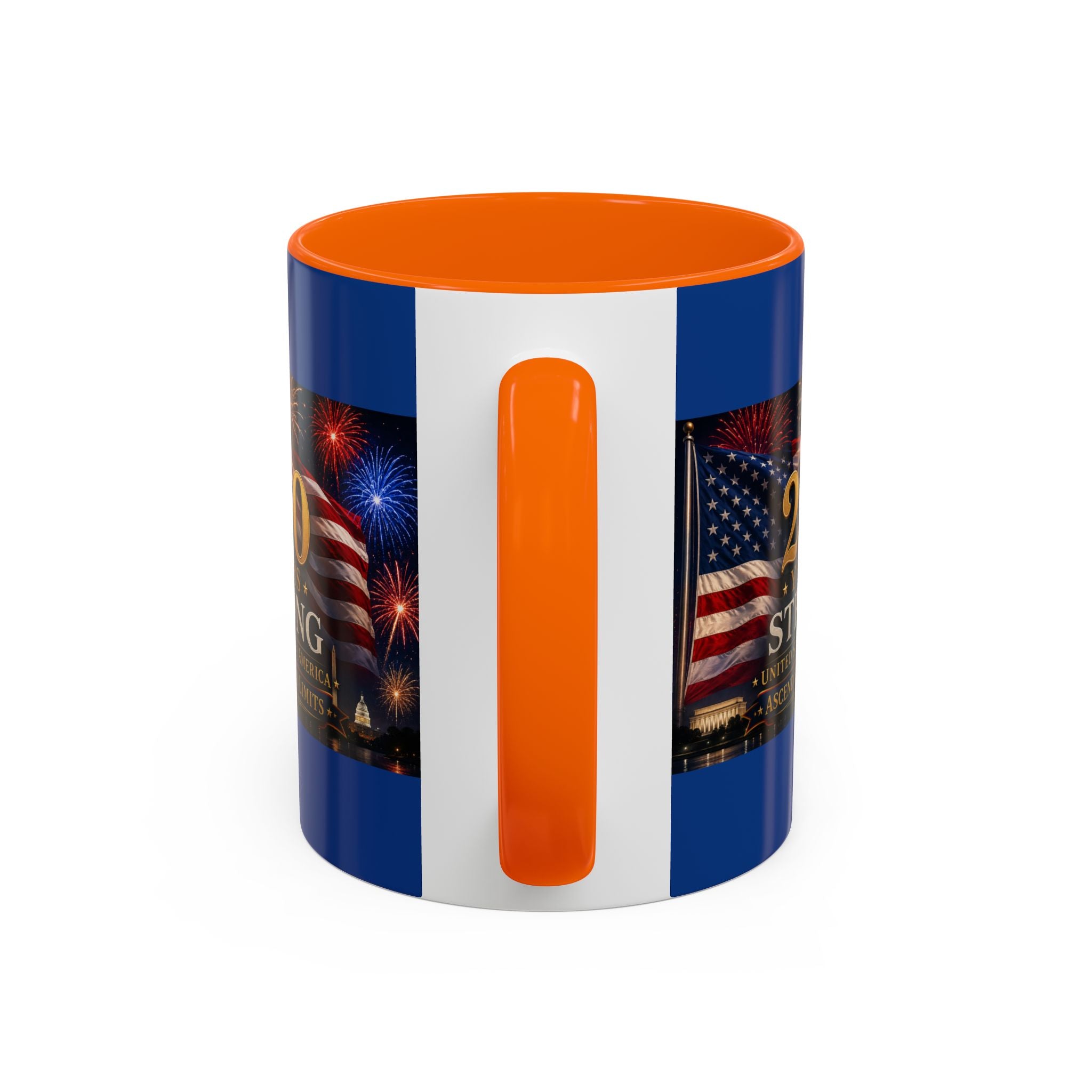 250 Years America Strong Coffee Mug — Patriotic USA Anniversary 11/15oz