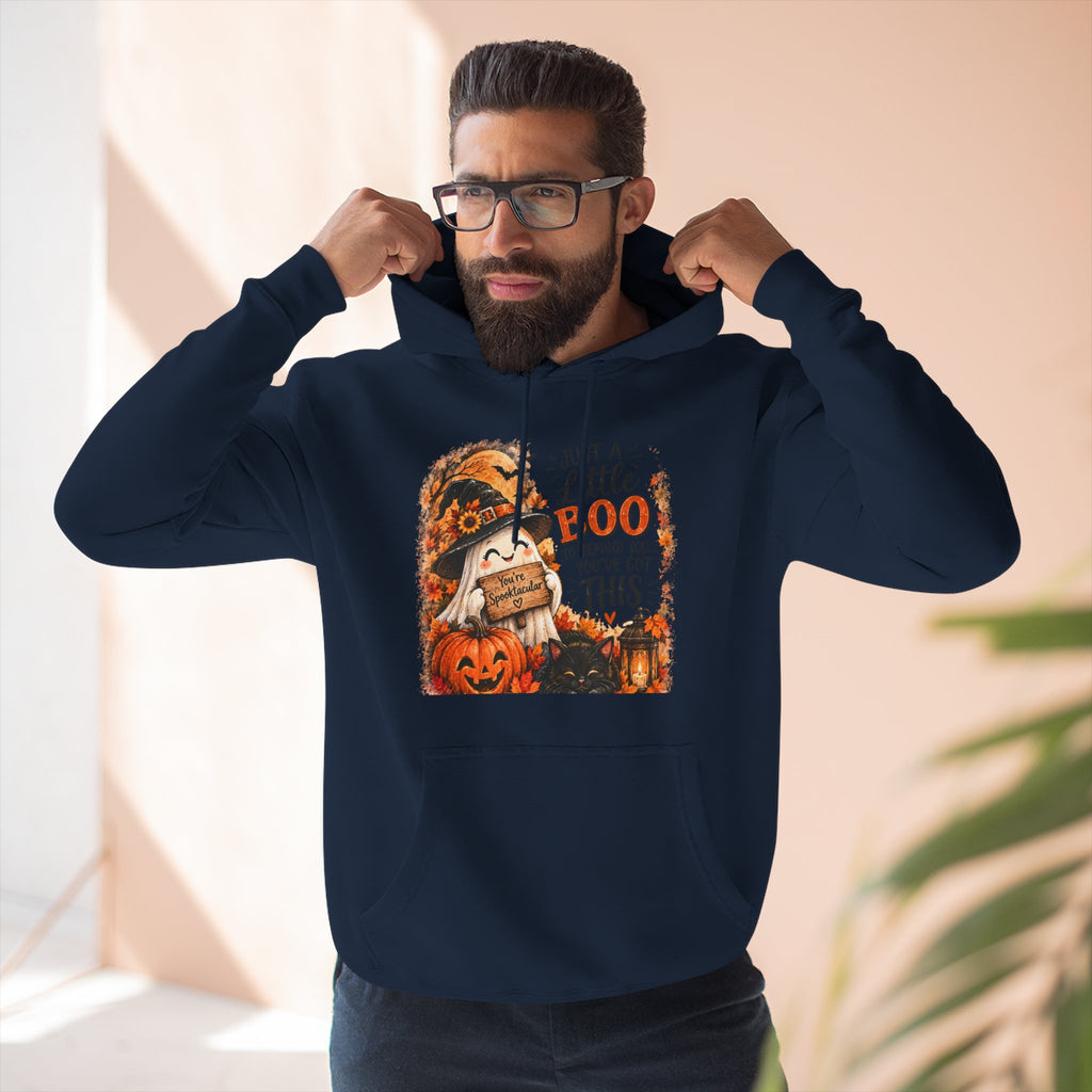 Just a Little Boo — Encouraging Halloween Hoodie