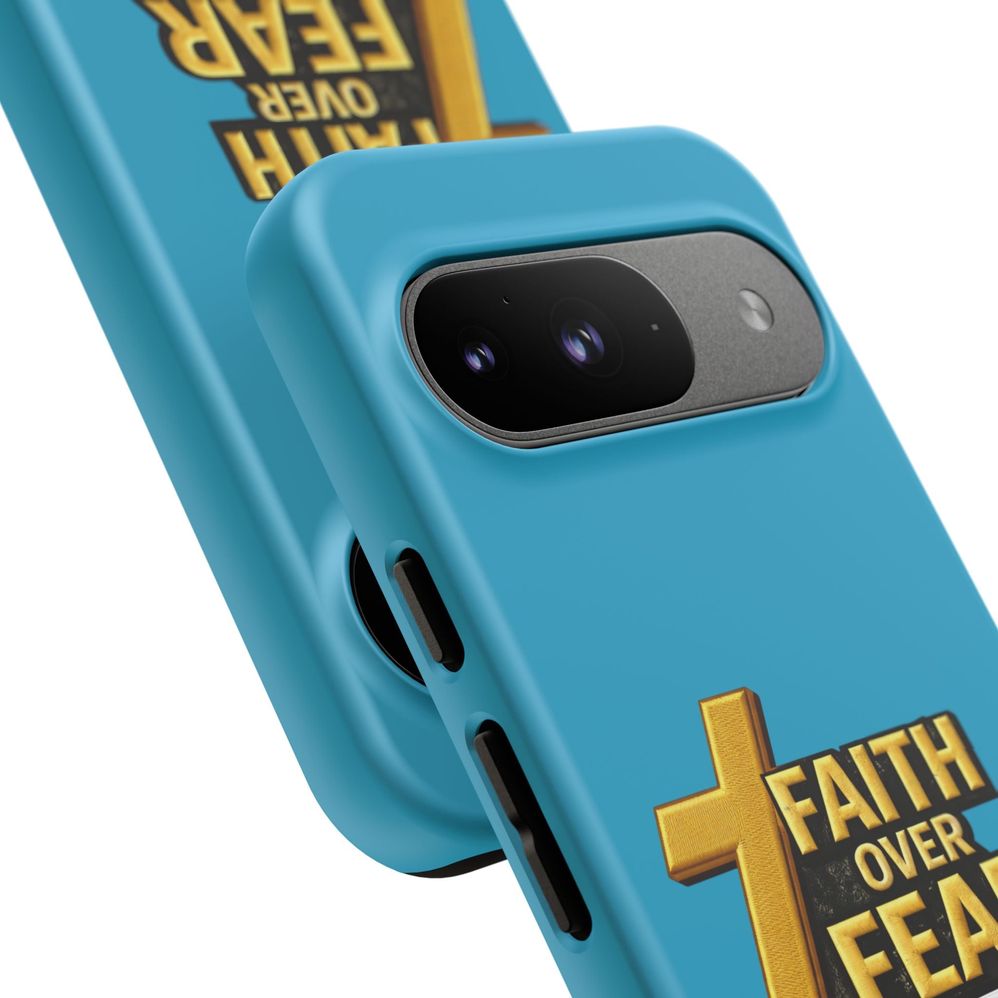 Faith Over Fear Tough Phone Case — "Ascend Beyond Limits" Inspirational Christian Protection