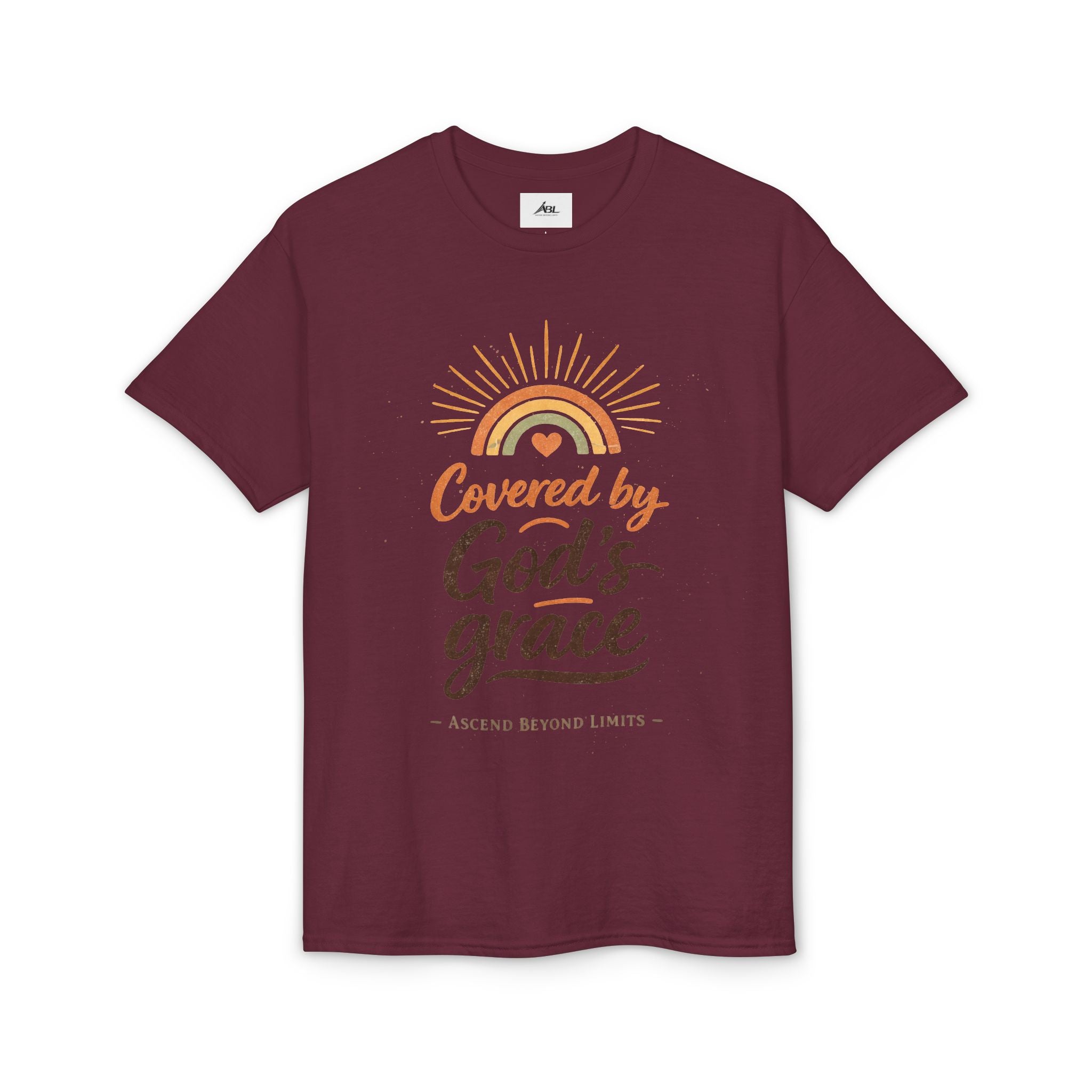 Covered by God's Grace T-Shirt — Christian Faith Inspirational Tee