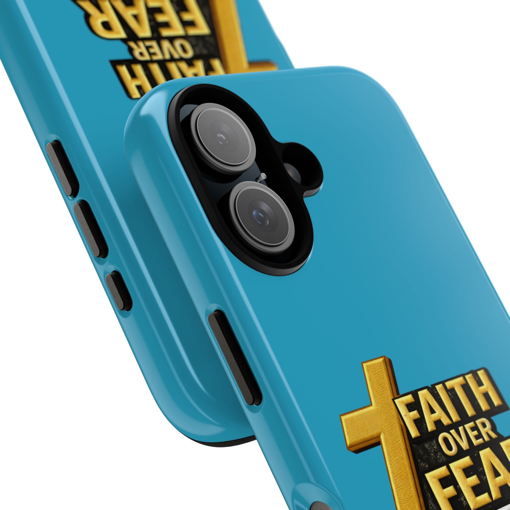 Faith Over Fear Tough Phone Case — "Ascend Beyond Limits" Inspirational Christian Protection