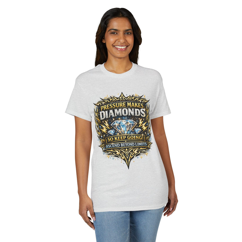 Pressure Makes Diamonds T-Shirt — Motivational Inspirational Graphic Tee