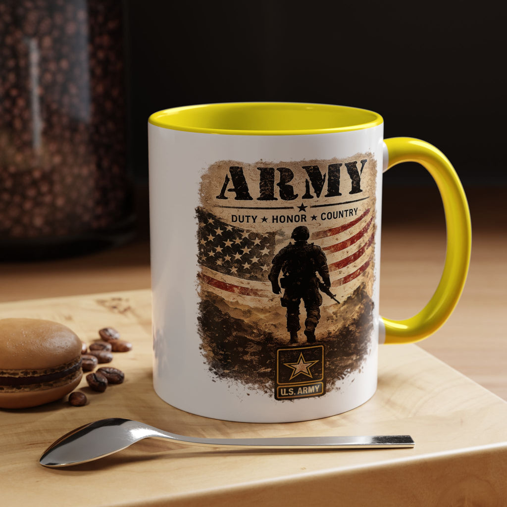 Army Military Tribute Accent Mug (11/15oz)