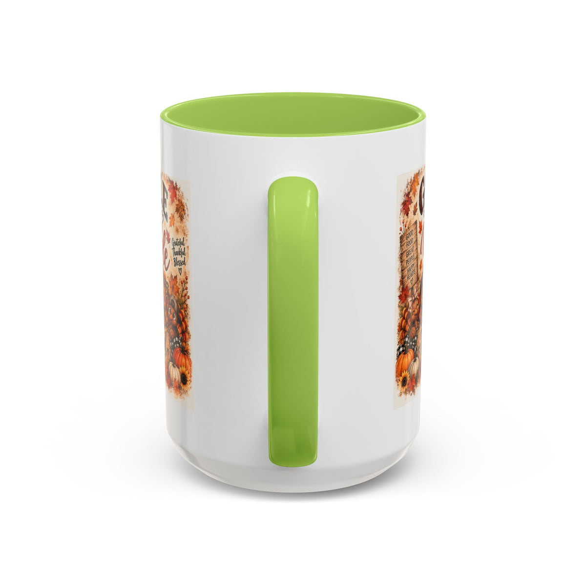 Gobble 'Til You Wobble — Thanksgiving Accent Mug
