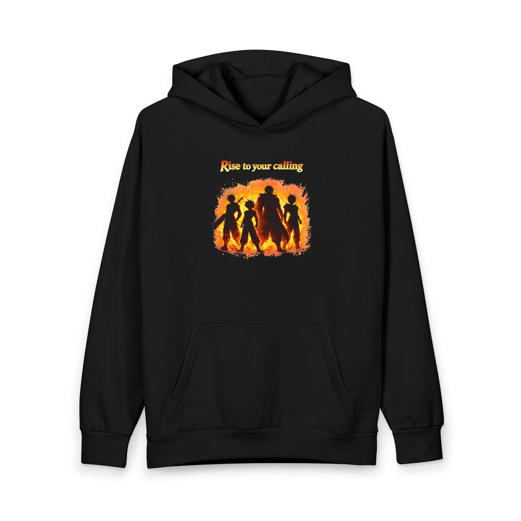 Hero Squad Silhouette Hoodie – Anime Battle League Pullover