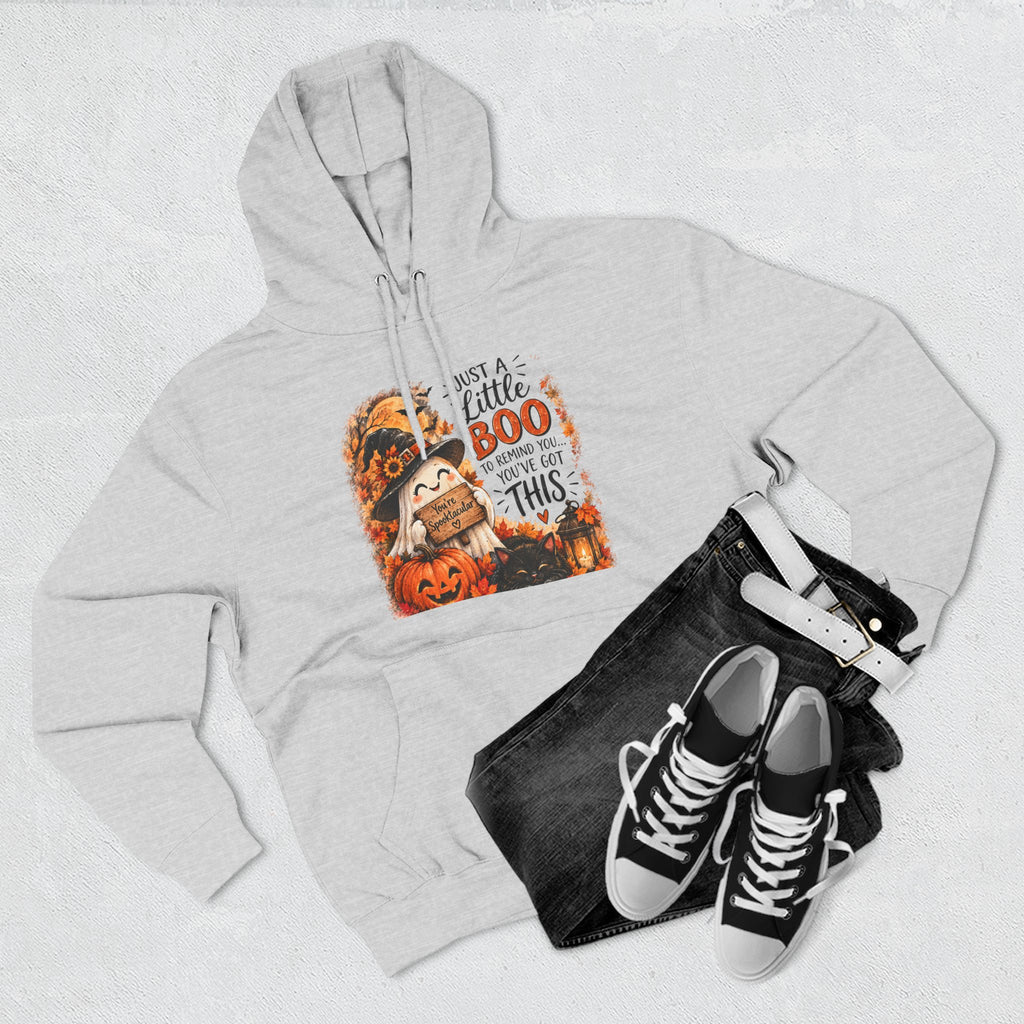 Just a Little Boo — Encouraging Halloween Hoodie