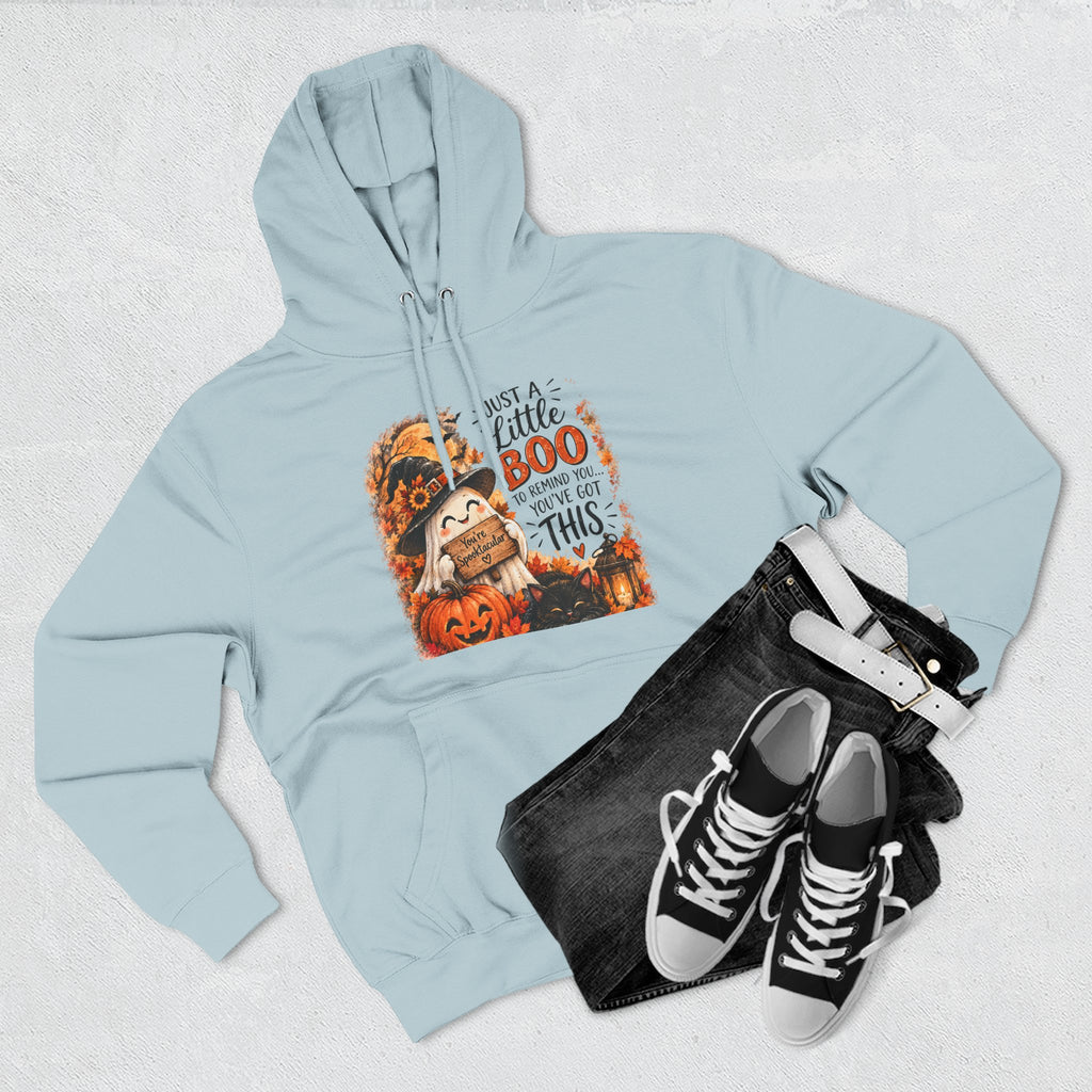 Just a Little Boo — Encouraging Halloween Hoodie
