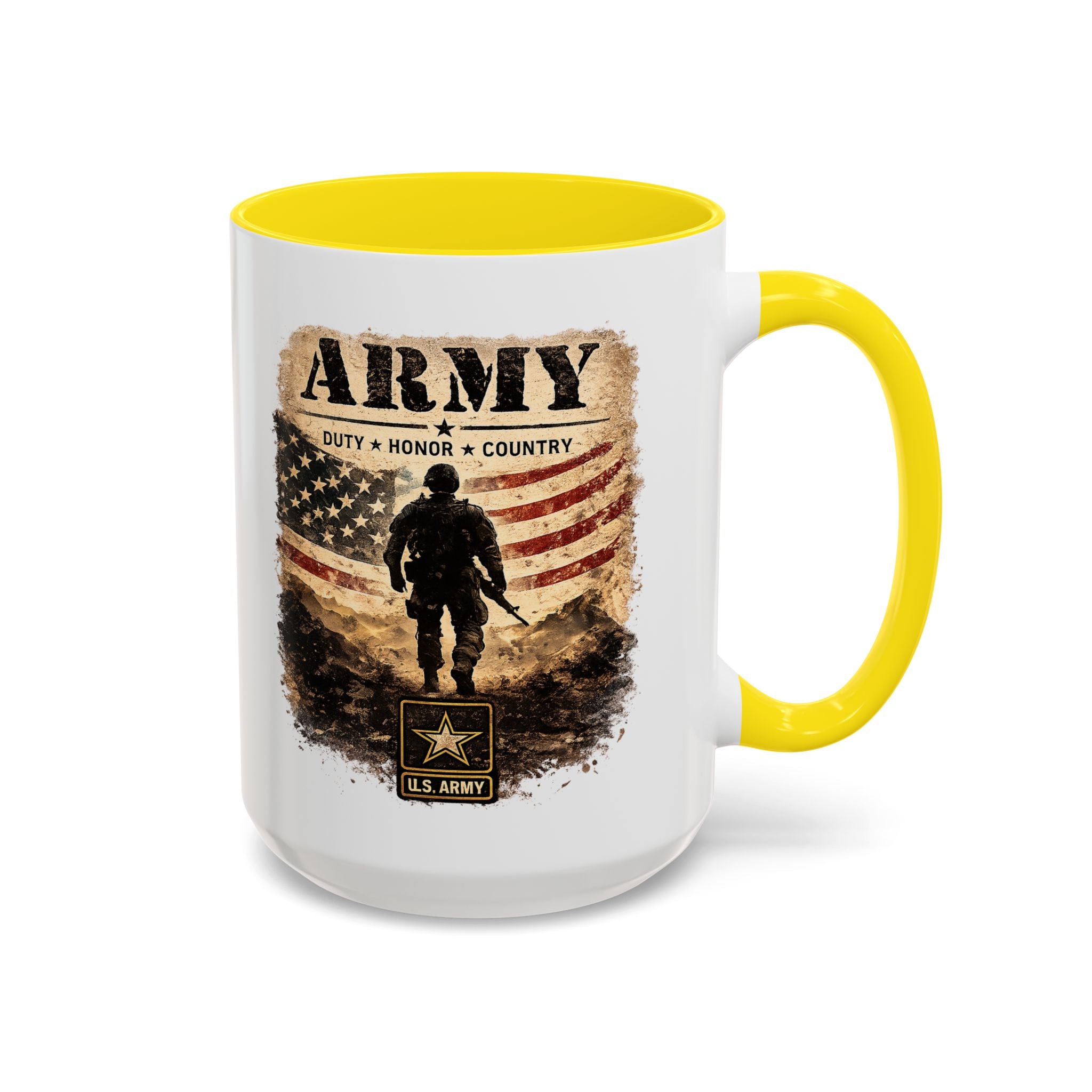Army Military Tribute Accent Mug (11/15oz)