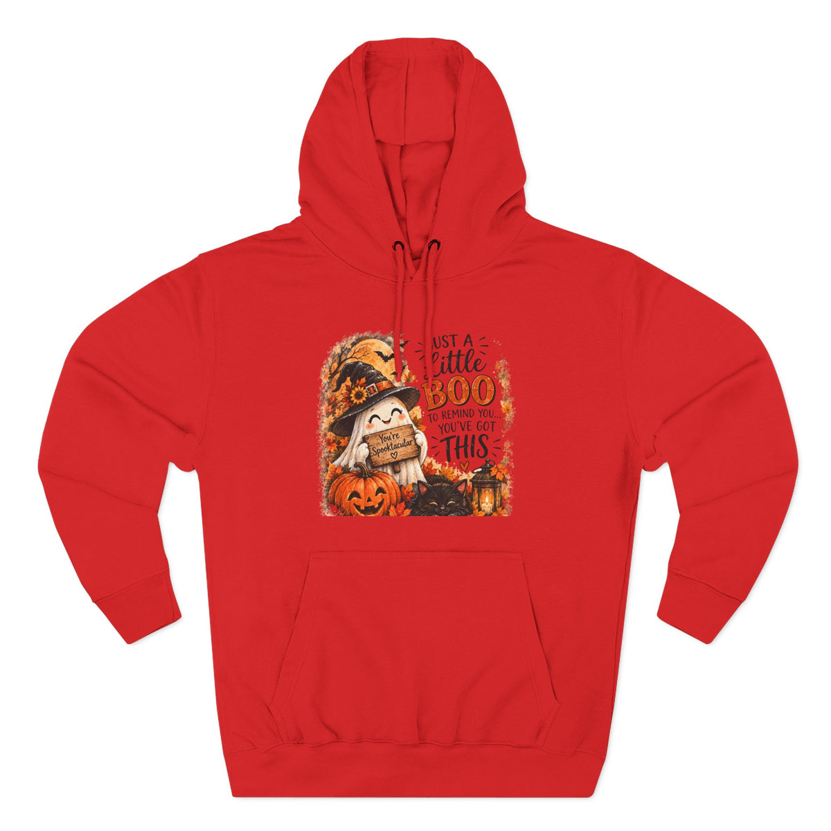Just a Little Boo — Encouraging Halloween Hoodie