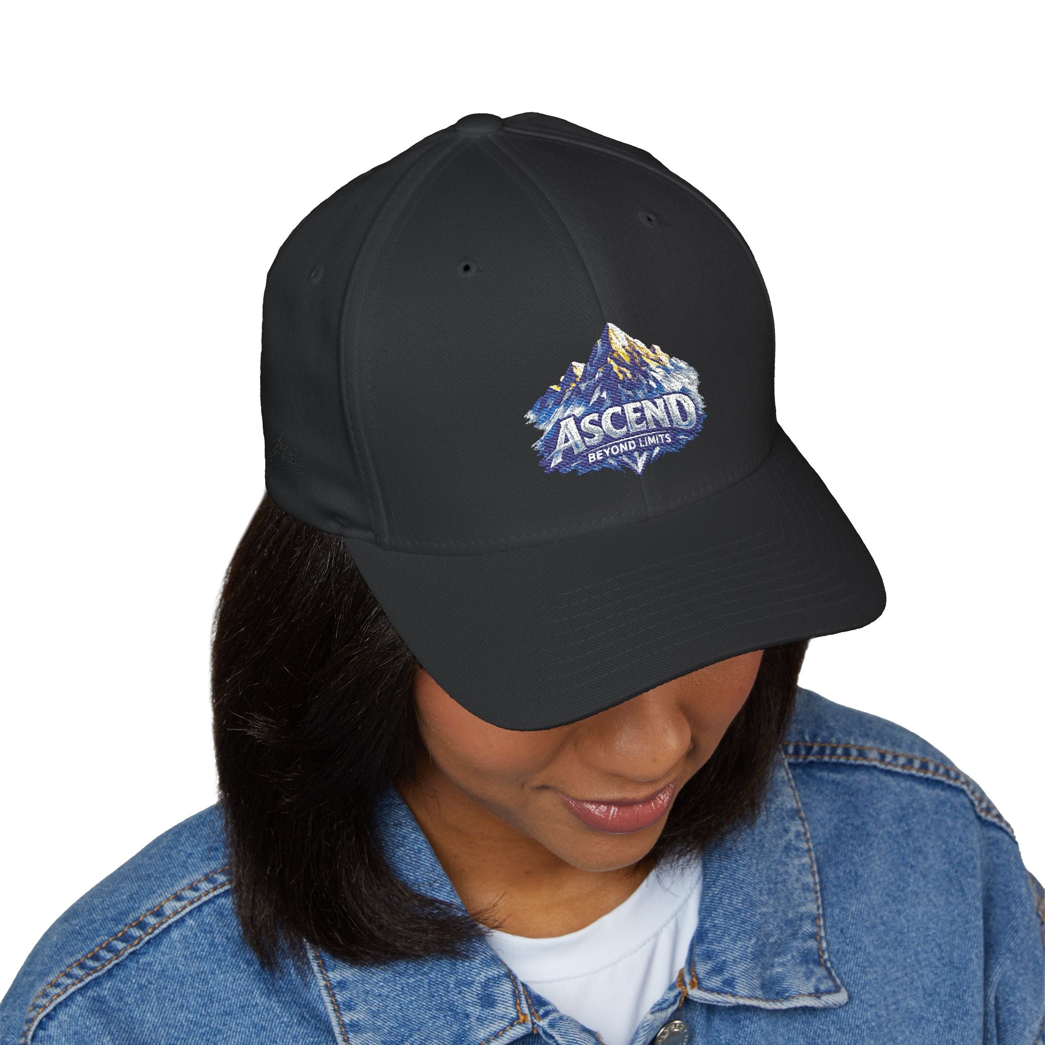 Ascend Mountain Embroidered Hat — 'Together We Rise' Closed-Back Cap