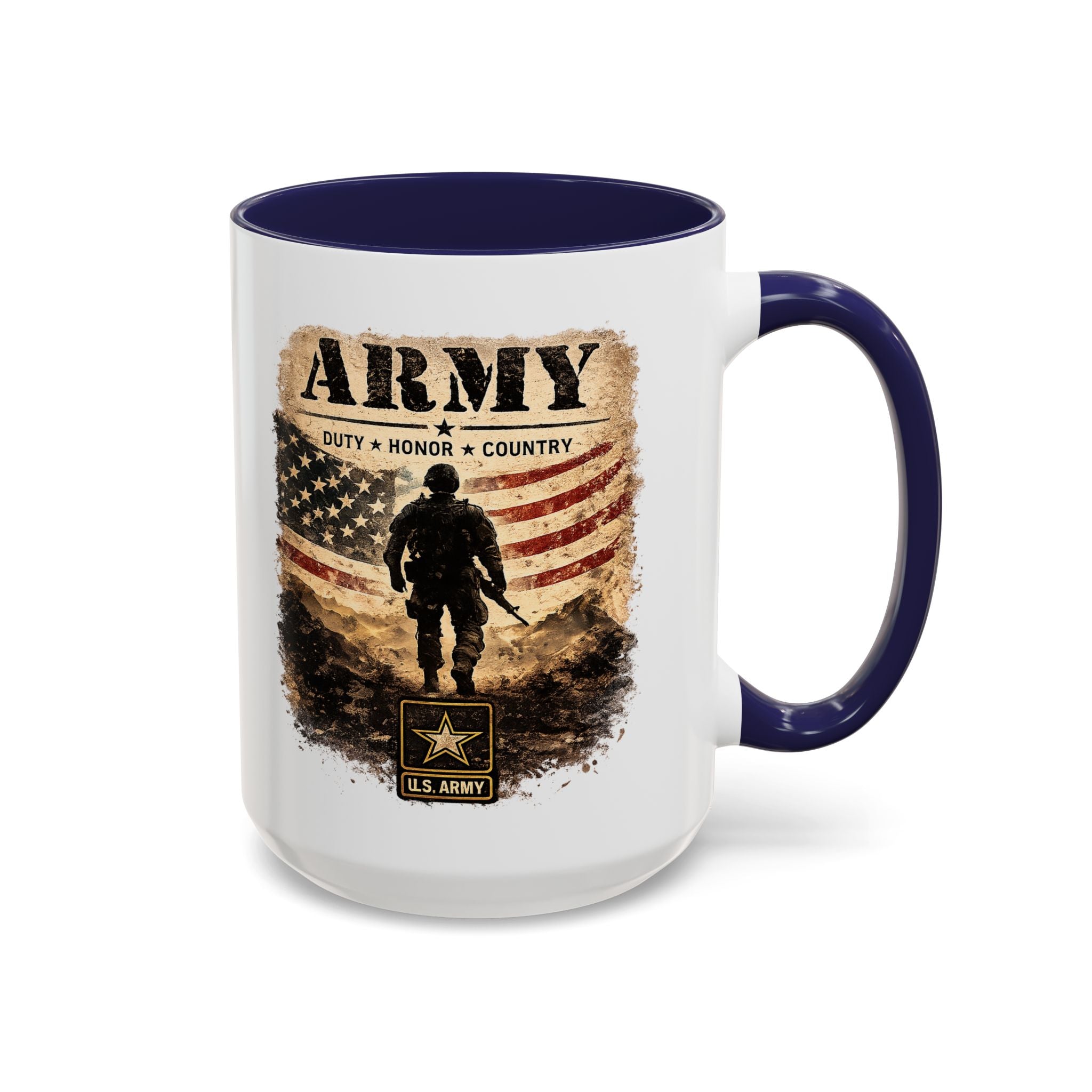 Army Military Tribute Accent Mug (11/15oz)