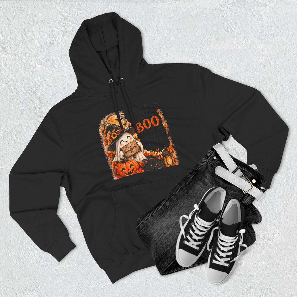 Just a Little Boo — Encouraging Halloween Hoodie