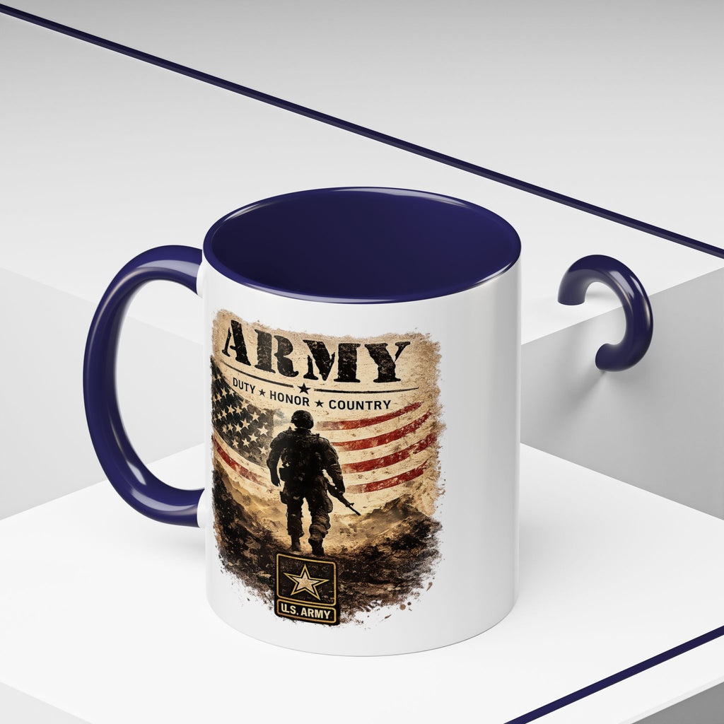 Army Military Tribute Accent Mug (11/15oz)