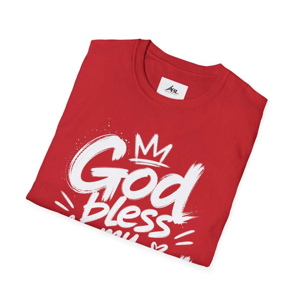 God Bless My Fam T-Shirt — Faith-Based Family Graphic Tee
