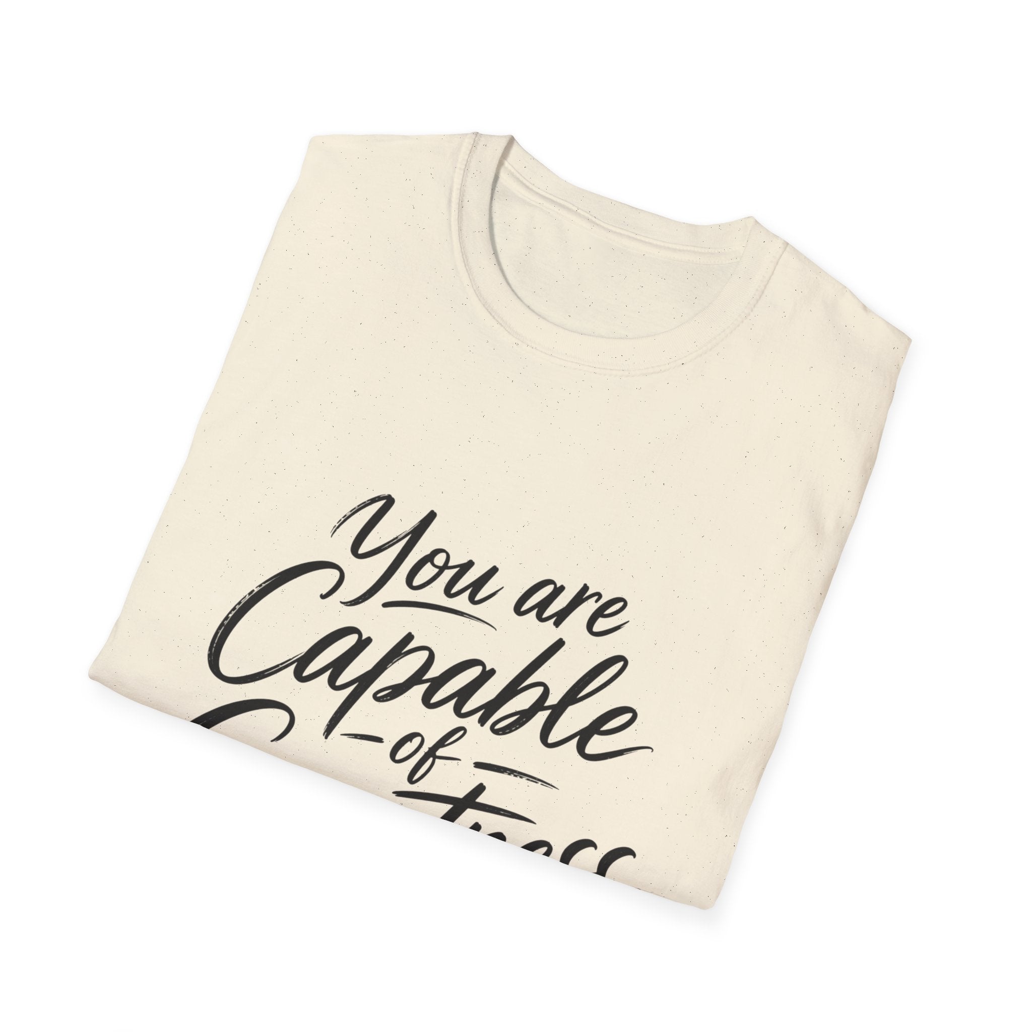 "You Are Capable of Greatness" – Inspirational Graphic Tee