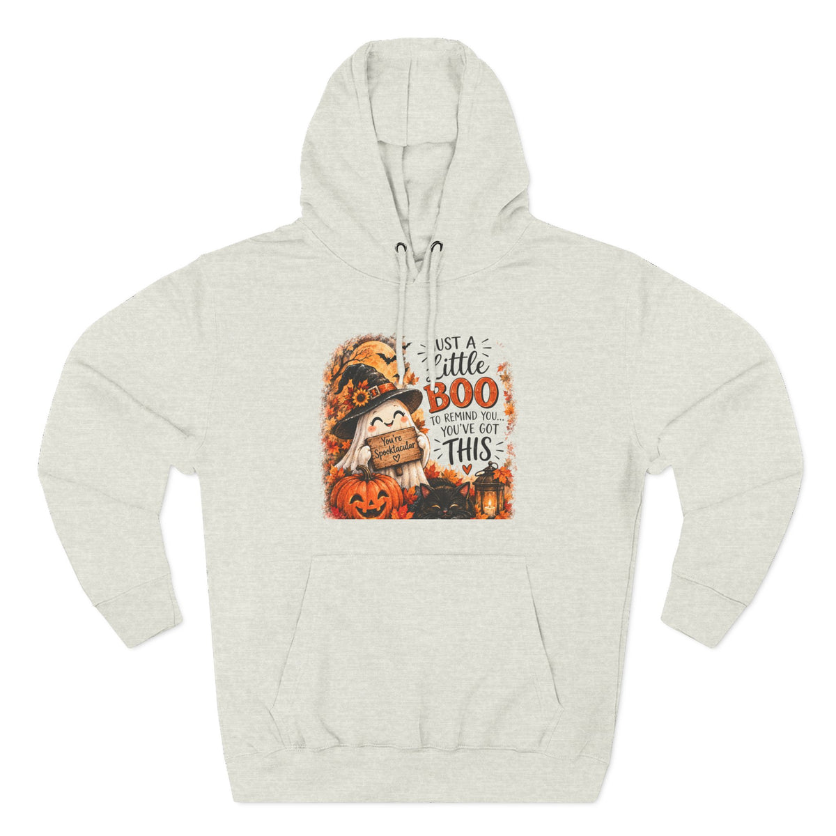 Just a Little Boo — Encouraging Halloween Hoodie