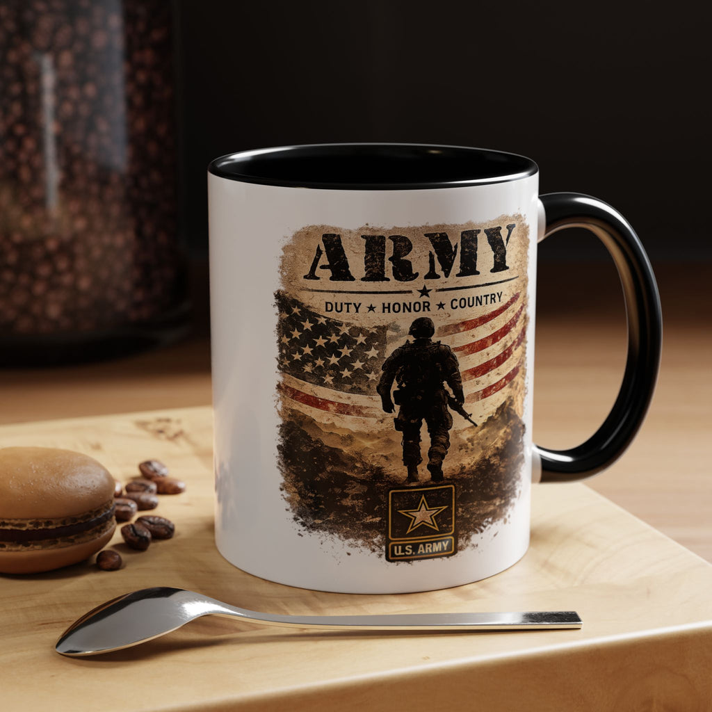 Army Military Tribute Accent Mug (11/15oz)