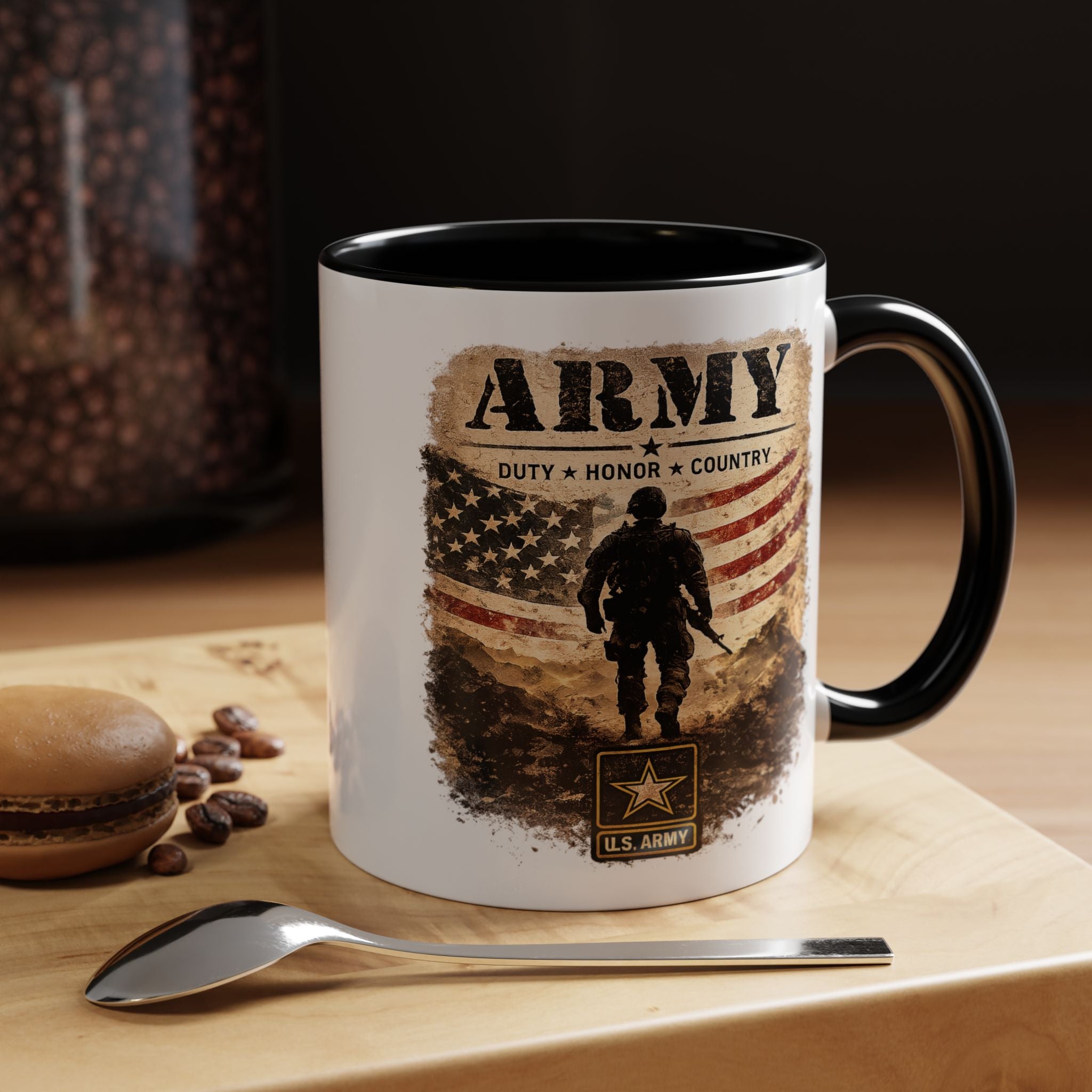 Army Military Tribute Accent Mug (11/15oz)