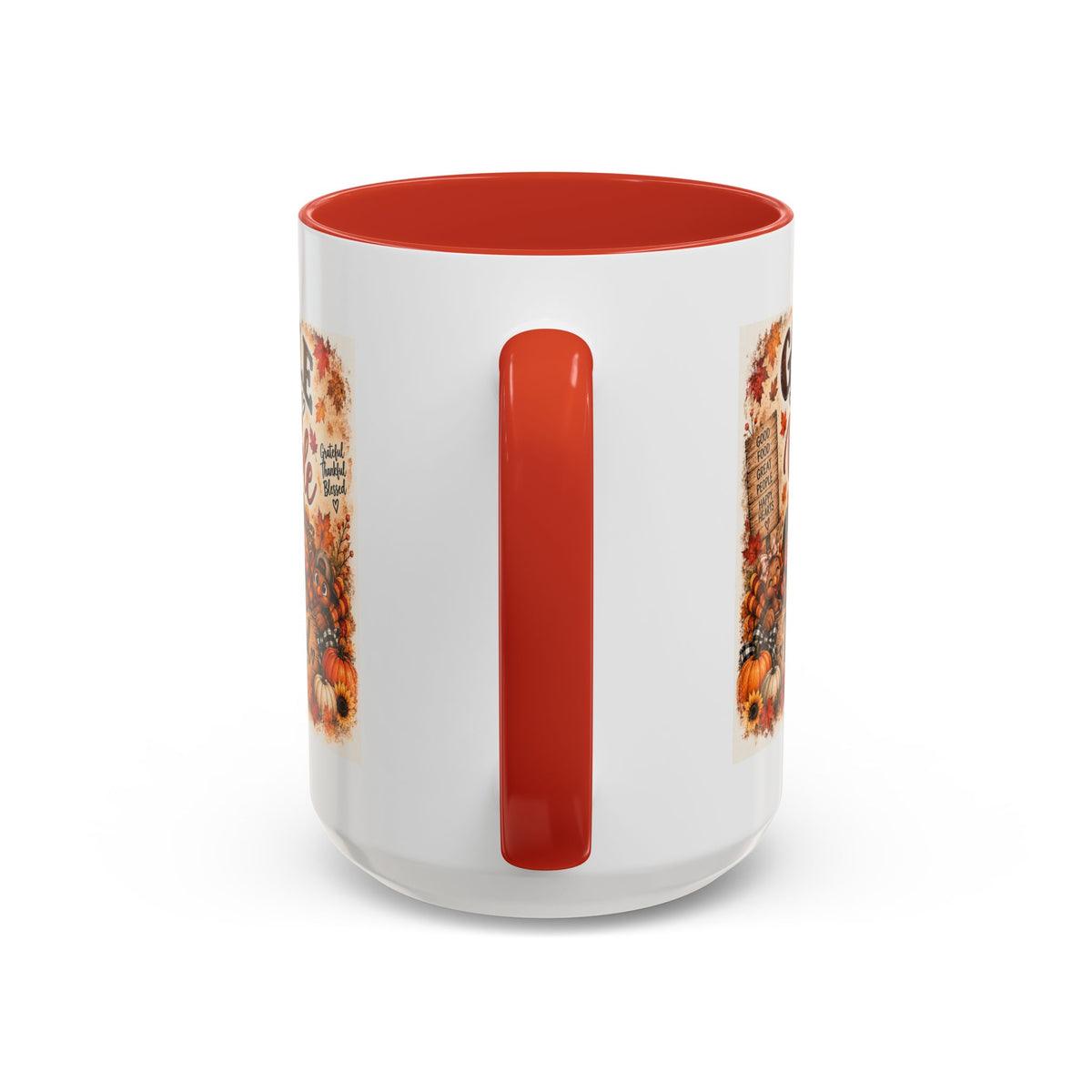 Gobble 'Til You Wobble — Thanksgiving Accent Mug