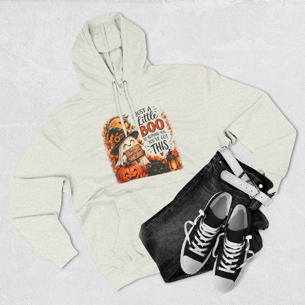 Just a Little Boo — Encouraging Halloween Hoodie