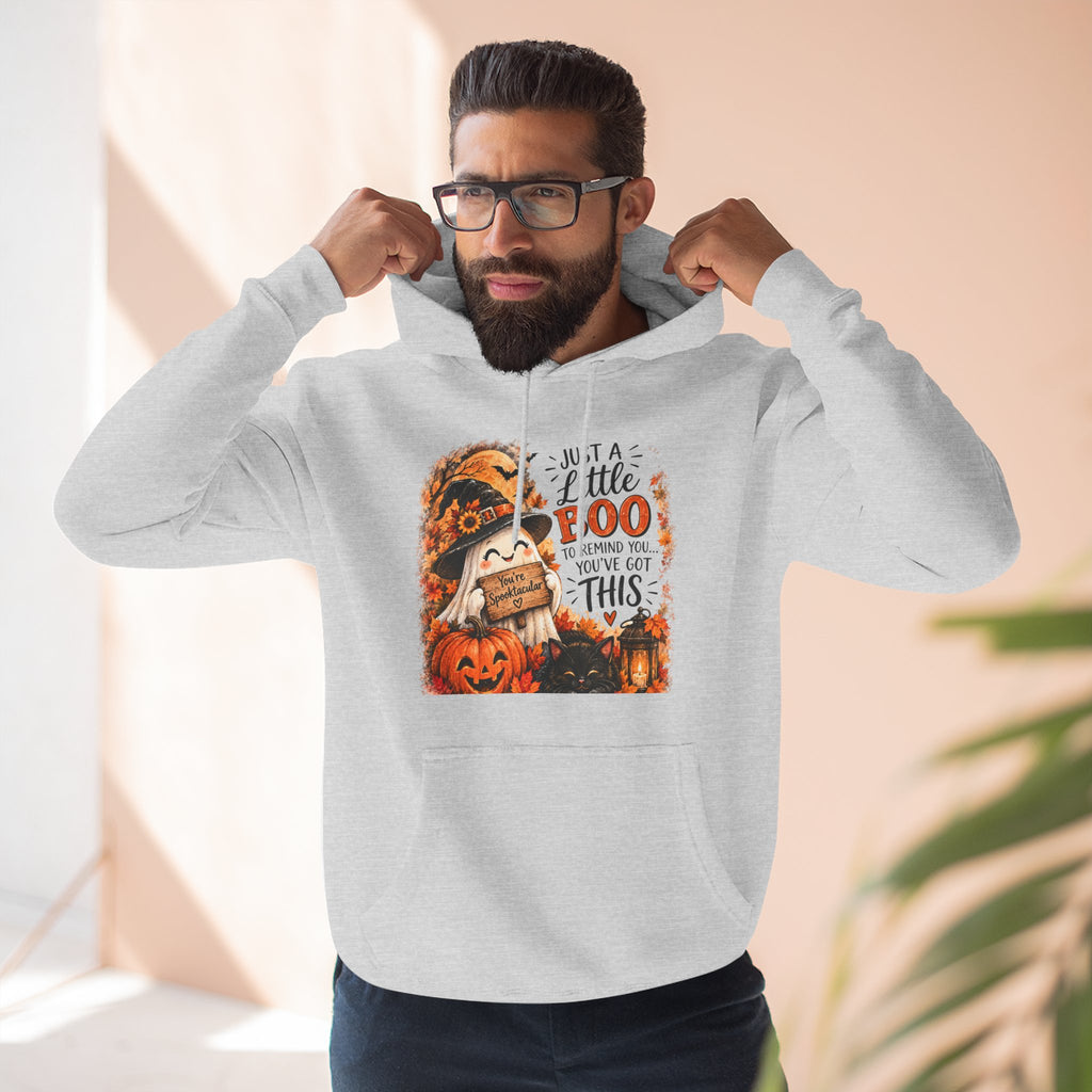 Just a Little Boo — Encouraging Halloween Hoodie