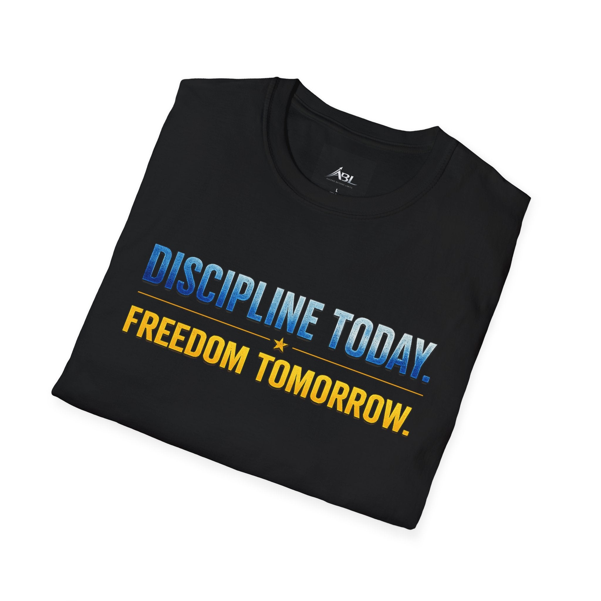 Discipline Today, Freedom Tomorrow T-Shirt — Legacy Mindset Lion Graphic