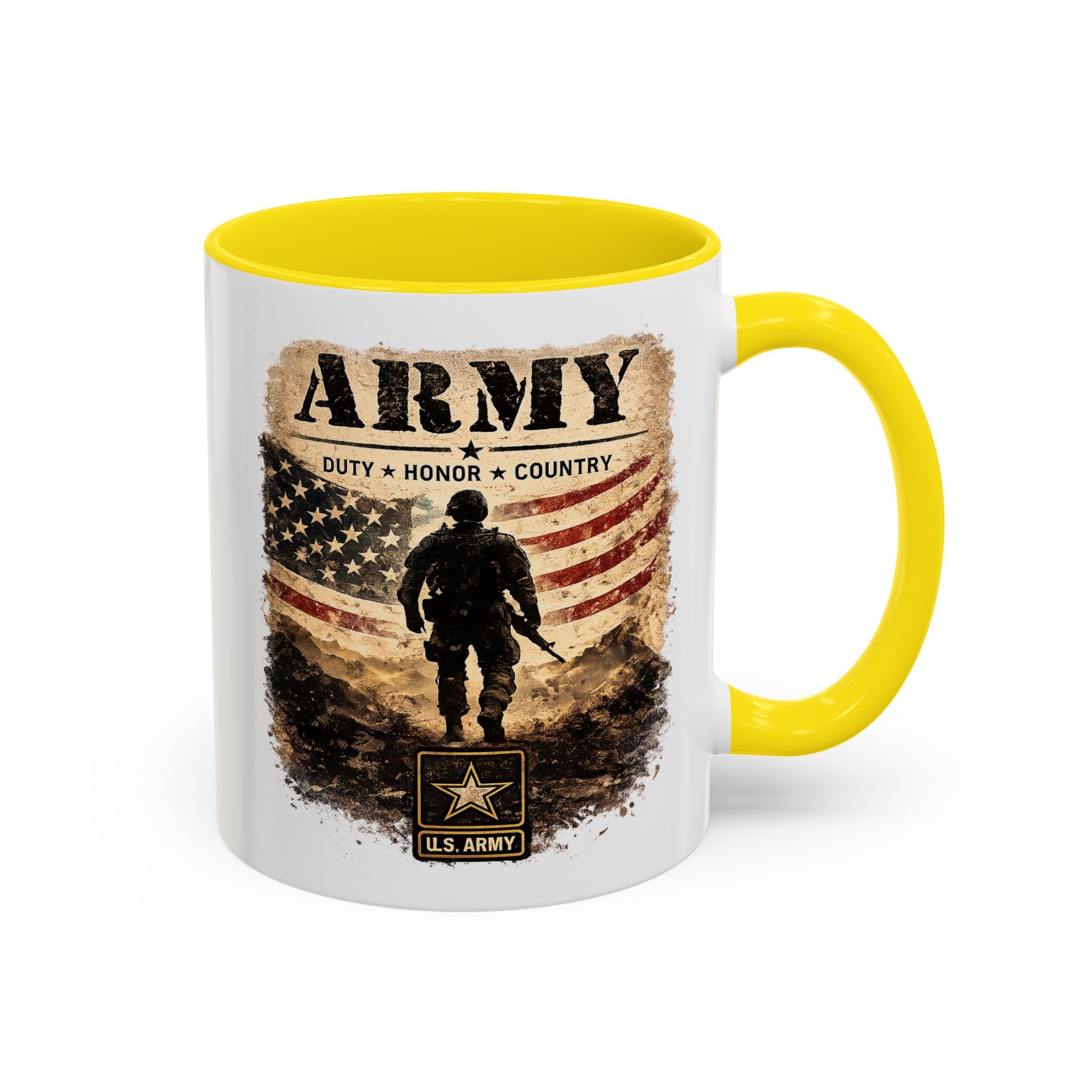 Army Military Tribute Accent Mug (11/15oz)