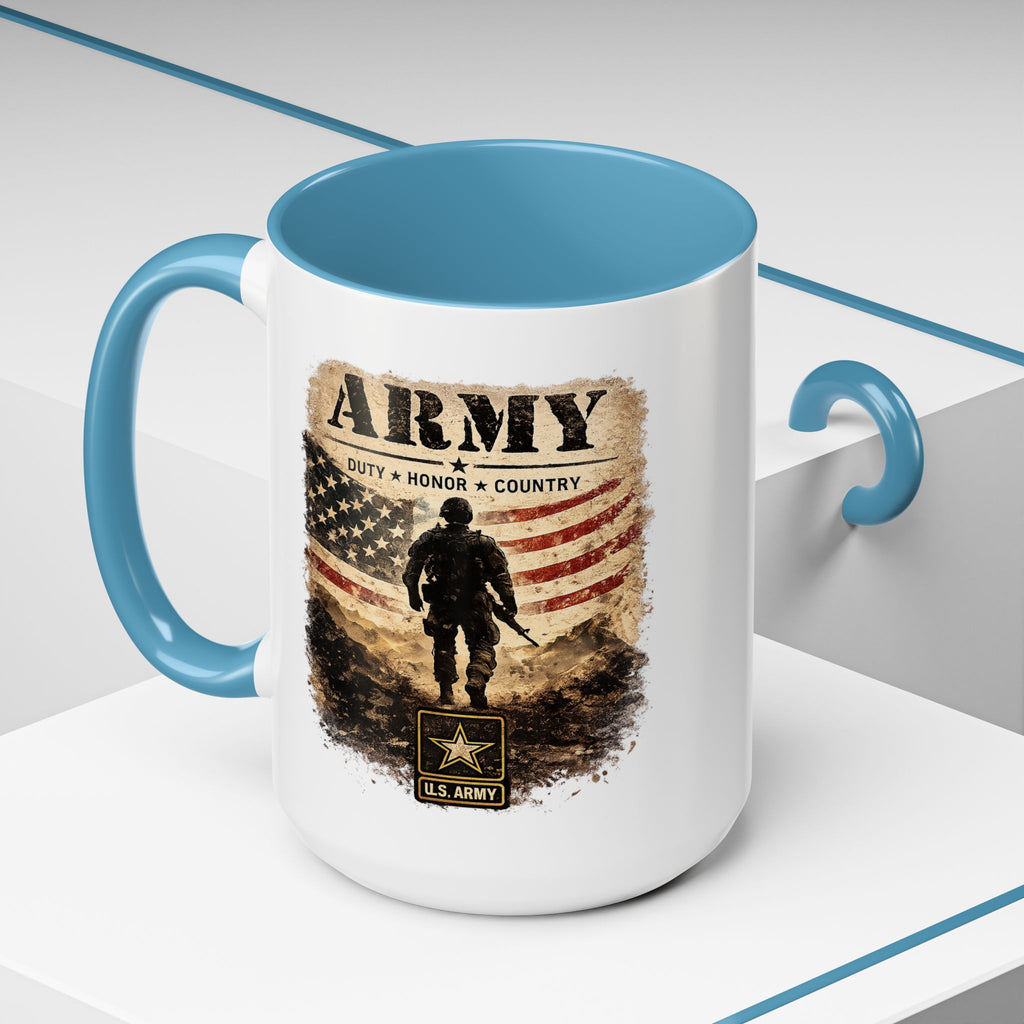 Army Military Tribute Accent Mug (11/15oz)