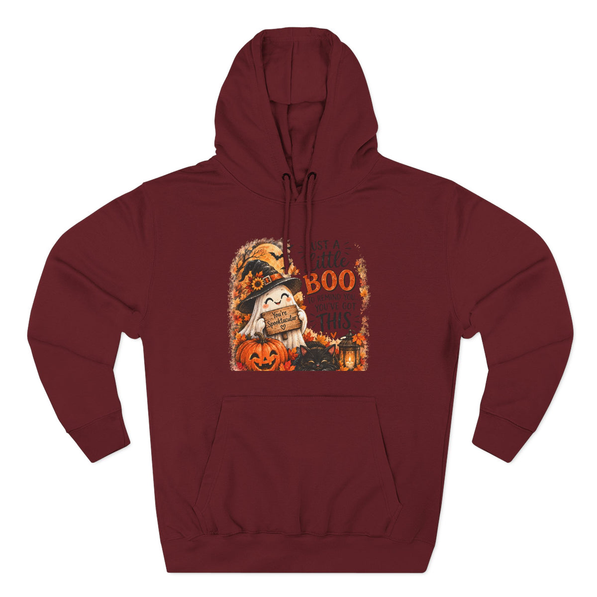 Just a Little Boo — Encouraging Halloween Hoodie