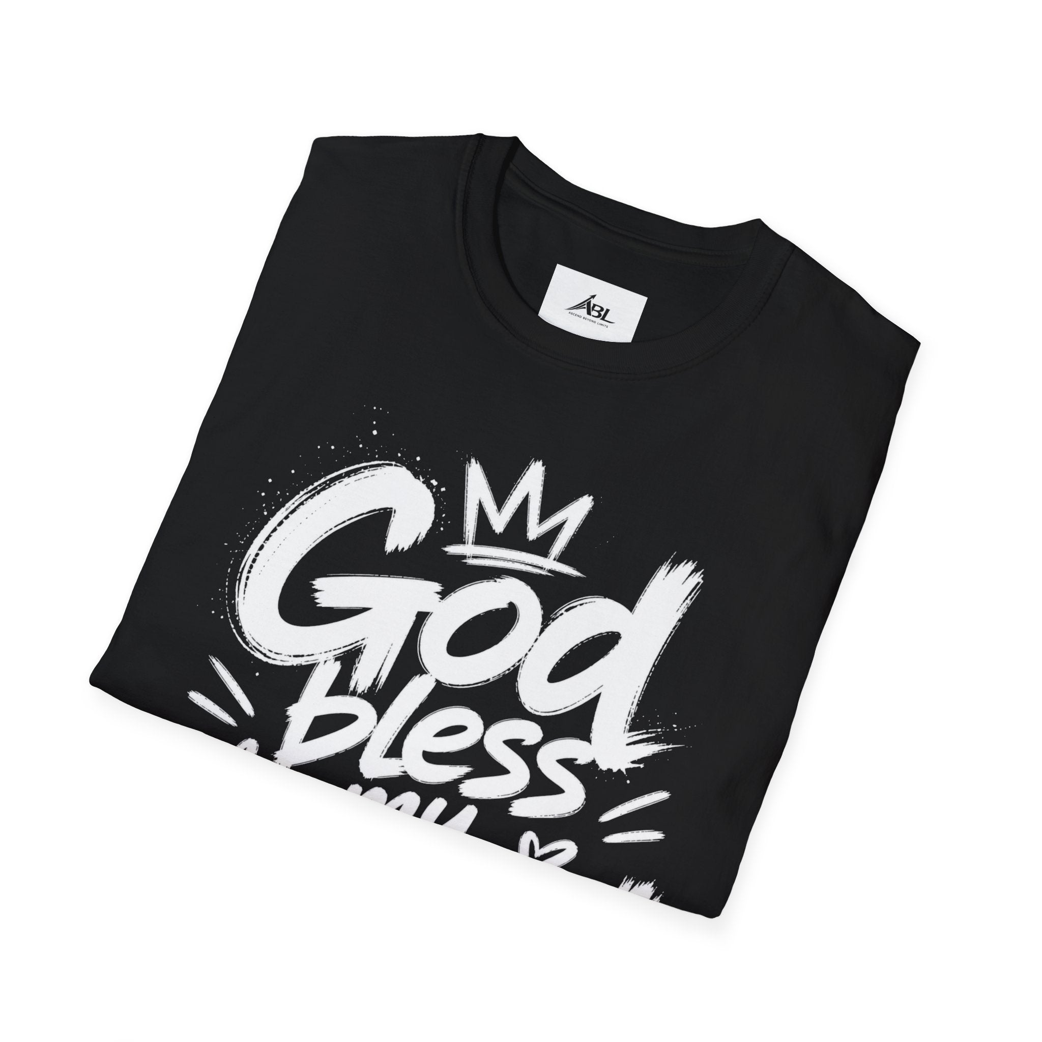 God Bless My Fam T-Shirt — Faith-Based Family Graphic Tee