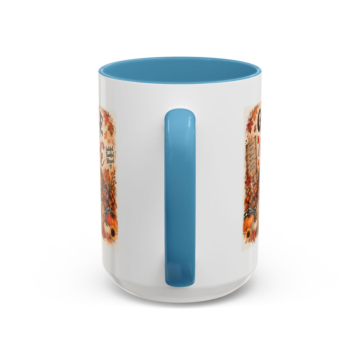 Gobble 'Til You Wobble — Thanksgiving Accent Mug